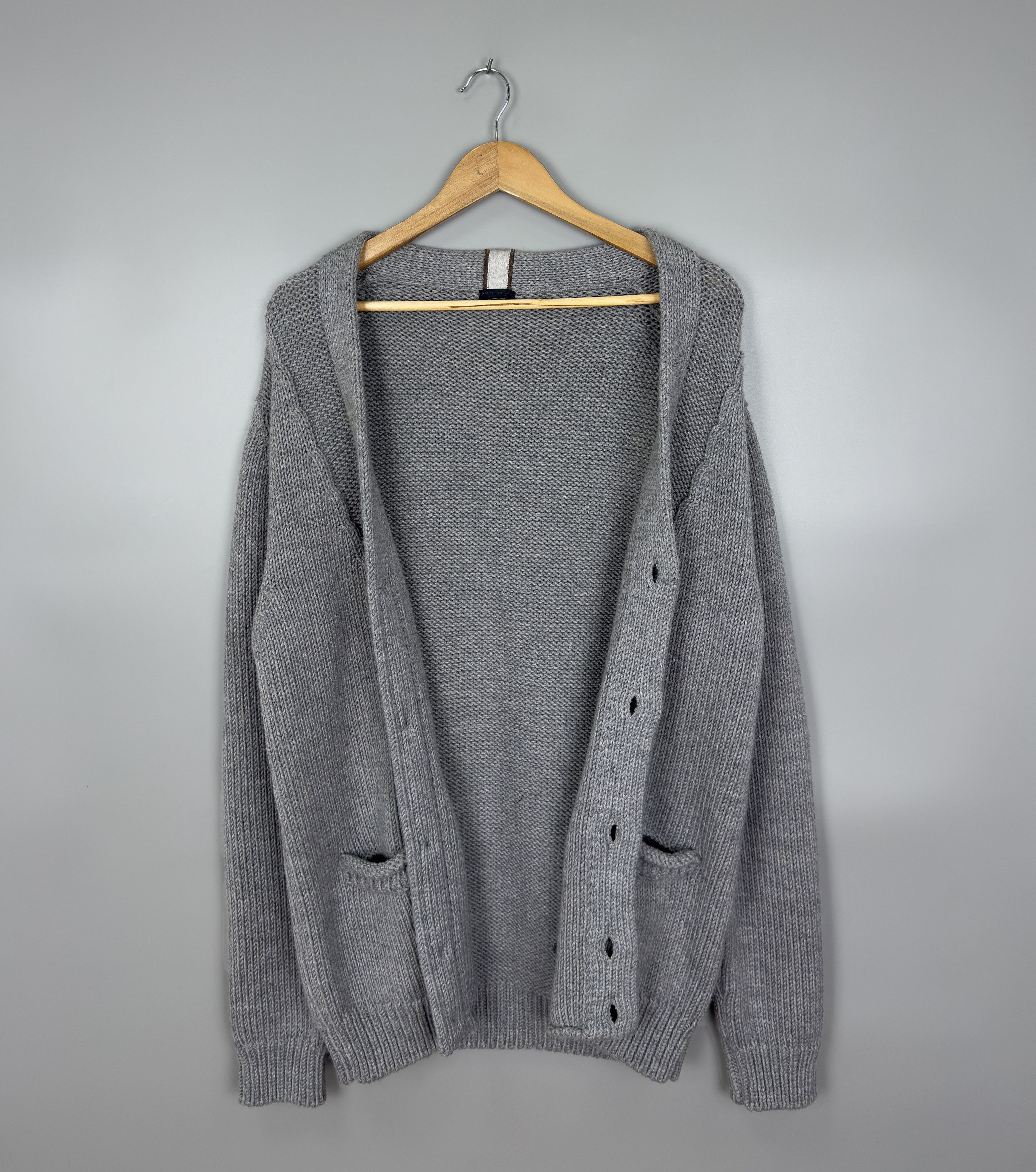 Paolo Pecora Paolo Pecora Italian Designer Merinos Extrafines Cardigan Size US XL / EU 56 / 4 - 6 Thumbnail