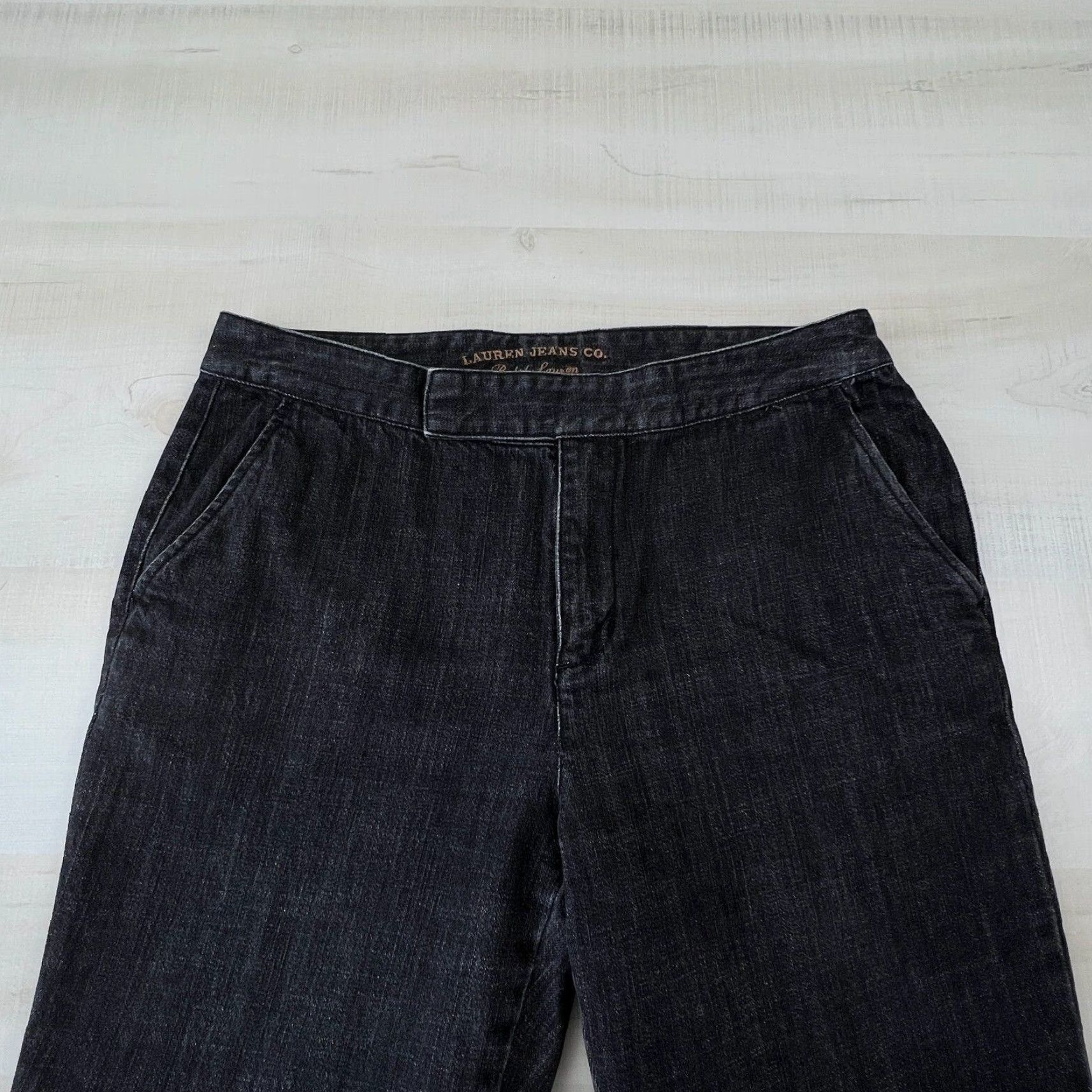 Ralph Lauren Lauren Ralph Lauren Womens Black Mid Rise Stretch Bootcut Jeans Size 8 Size 30" / US 8 / IT 44 - 2 Thumbnail