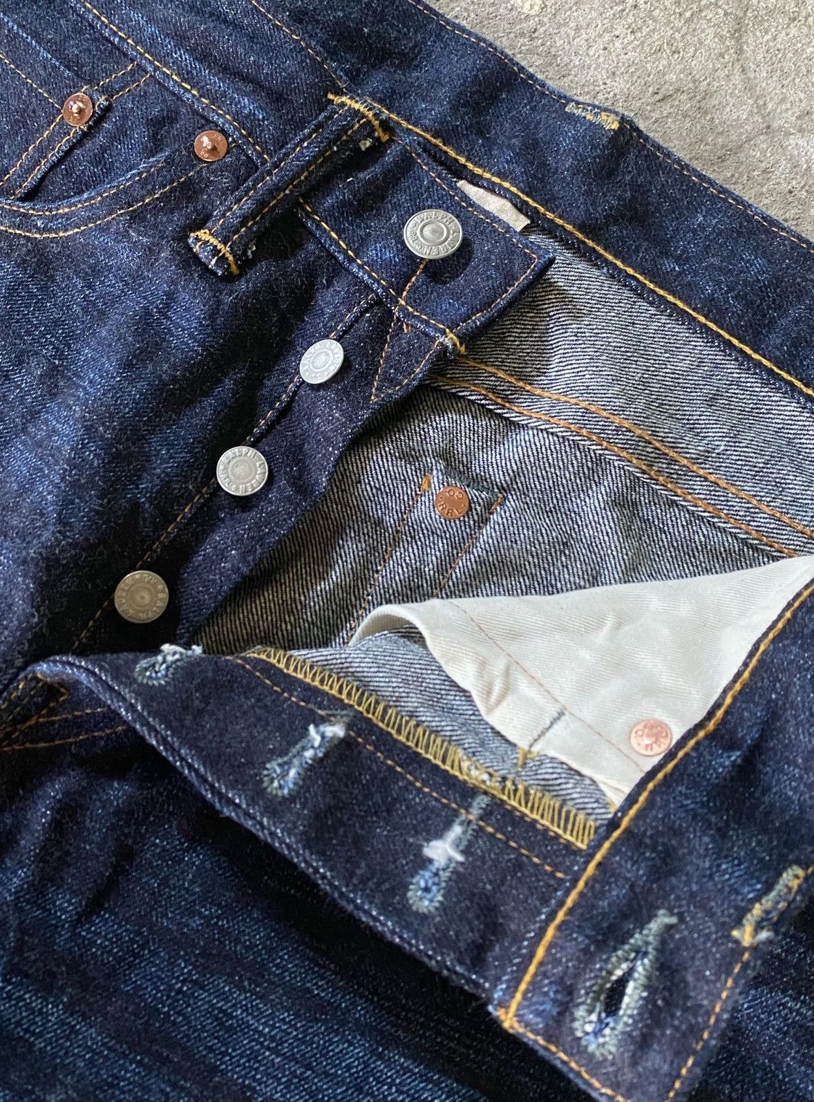 RRL Ralph Lauren RRL - Japan Indigo Selvedge Jeans Size US 30 / EU 46 - 12 Thumbnail