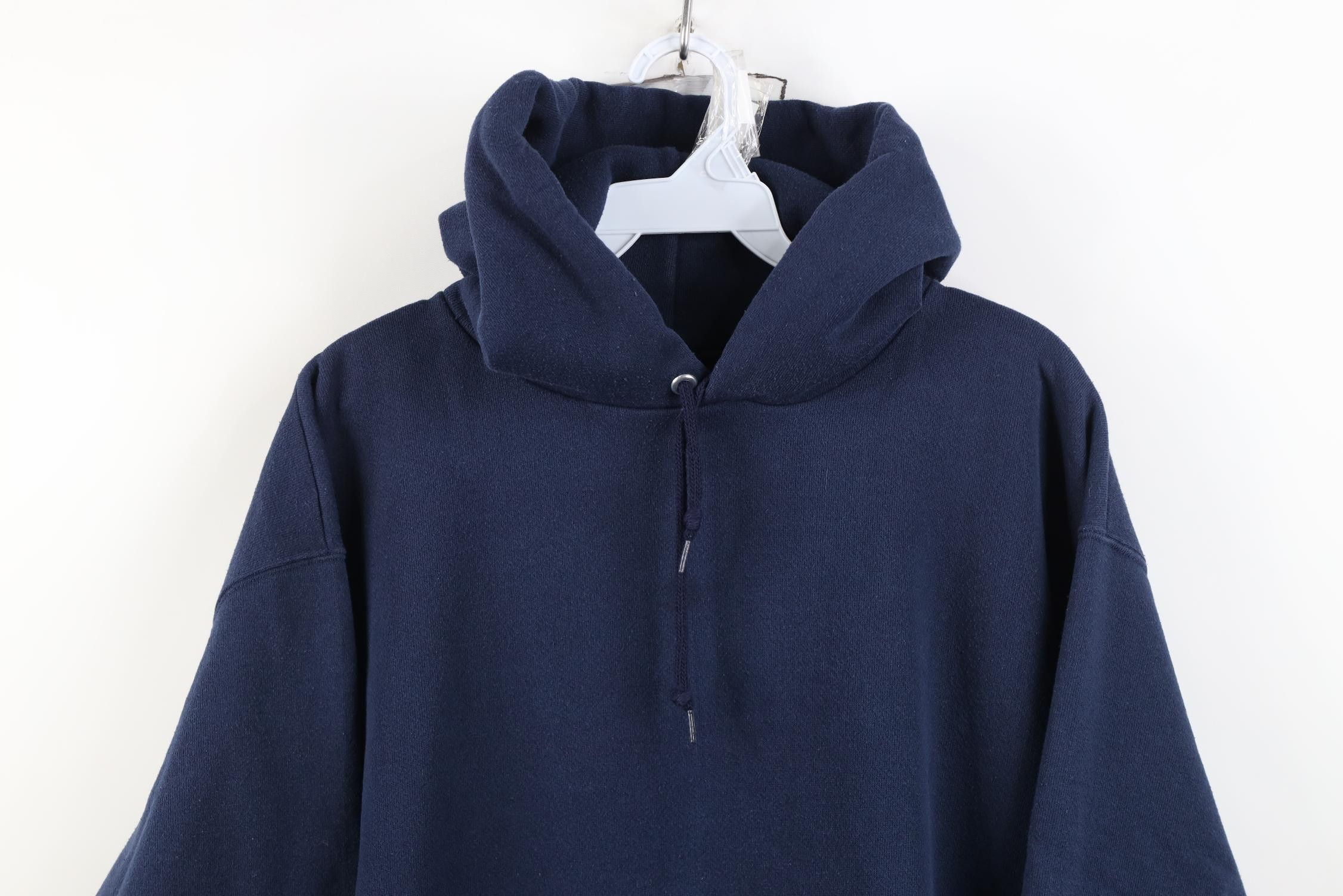 Vintage Vintage 90s Streetwear Heavyweight Hoodie Sweatshirt USA Size US L / EU 52-54 / 3 - 2 Thumbnail