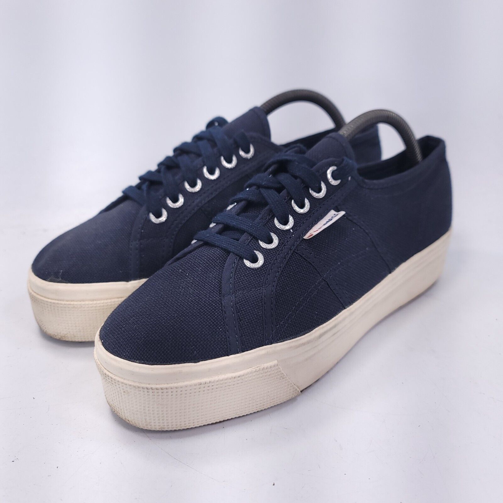 Superga Superga 2790 Platform Shoes Womens Size 9.5 S0001L0 Blue Size US 9.5 / IT 39.5 - 1 Thumbnail