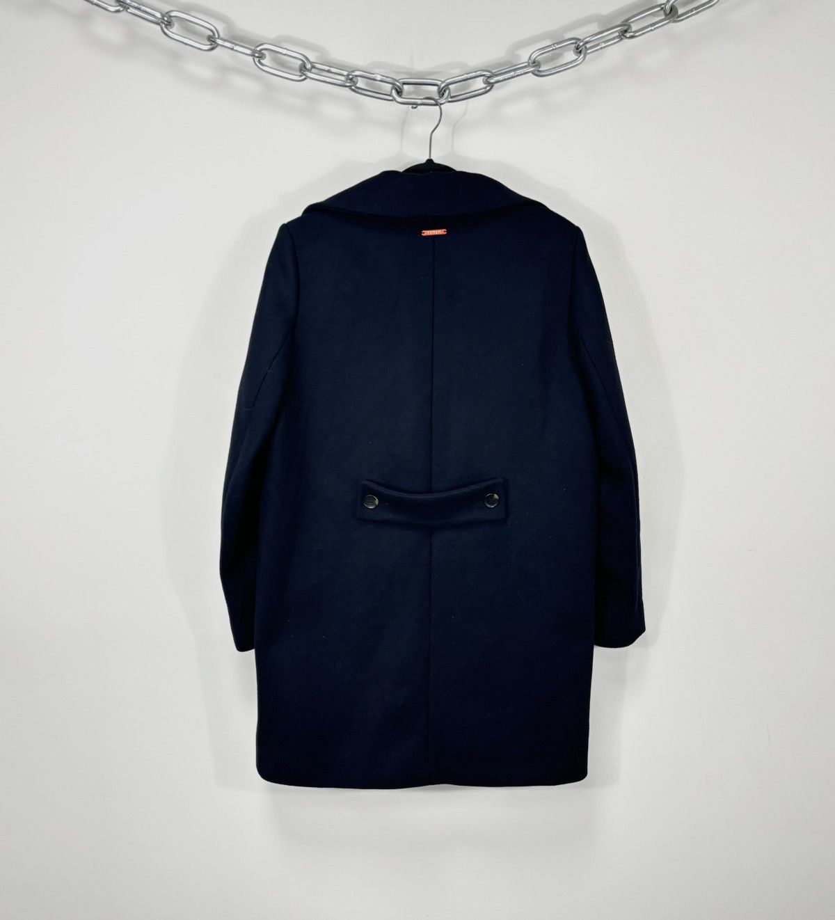 Other Maison Lener Women’s Navy Wool Blend Double Breasted Peacoat Size S / US 4 / IT 40 - 3 Thumbnail