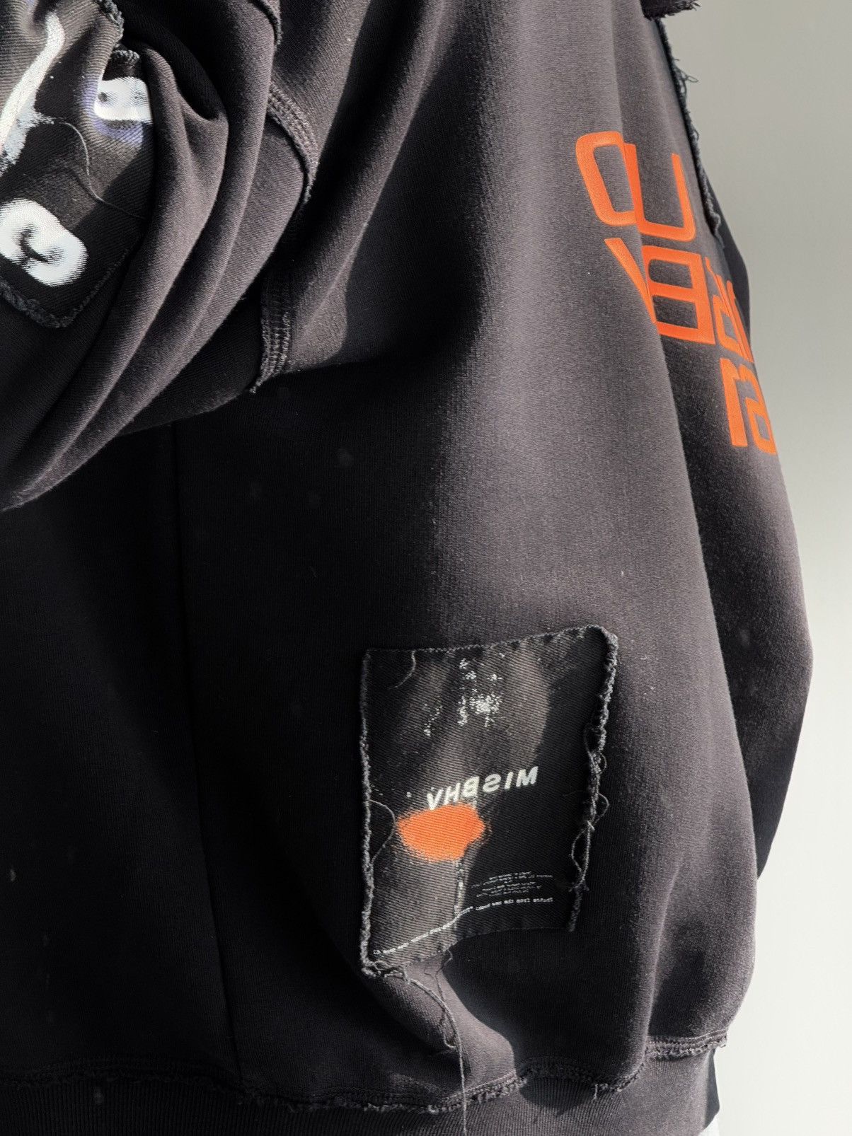 Misbhv MISBHV x UFO Print Boxy Fit Hoodie Distressed Type Hoodie Size US M / EU 48-50 / 2 - 15 Thumbnail