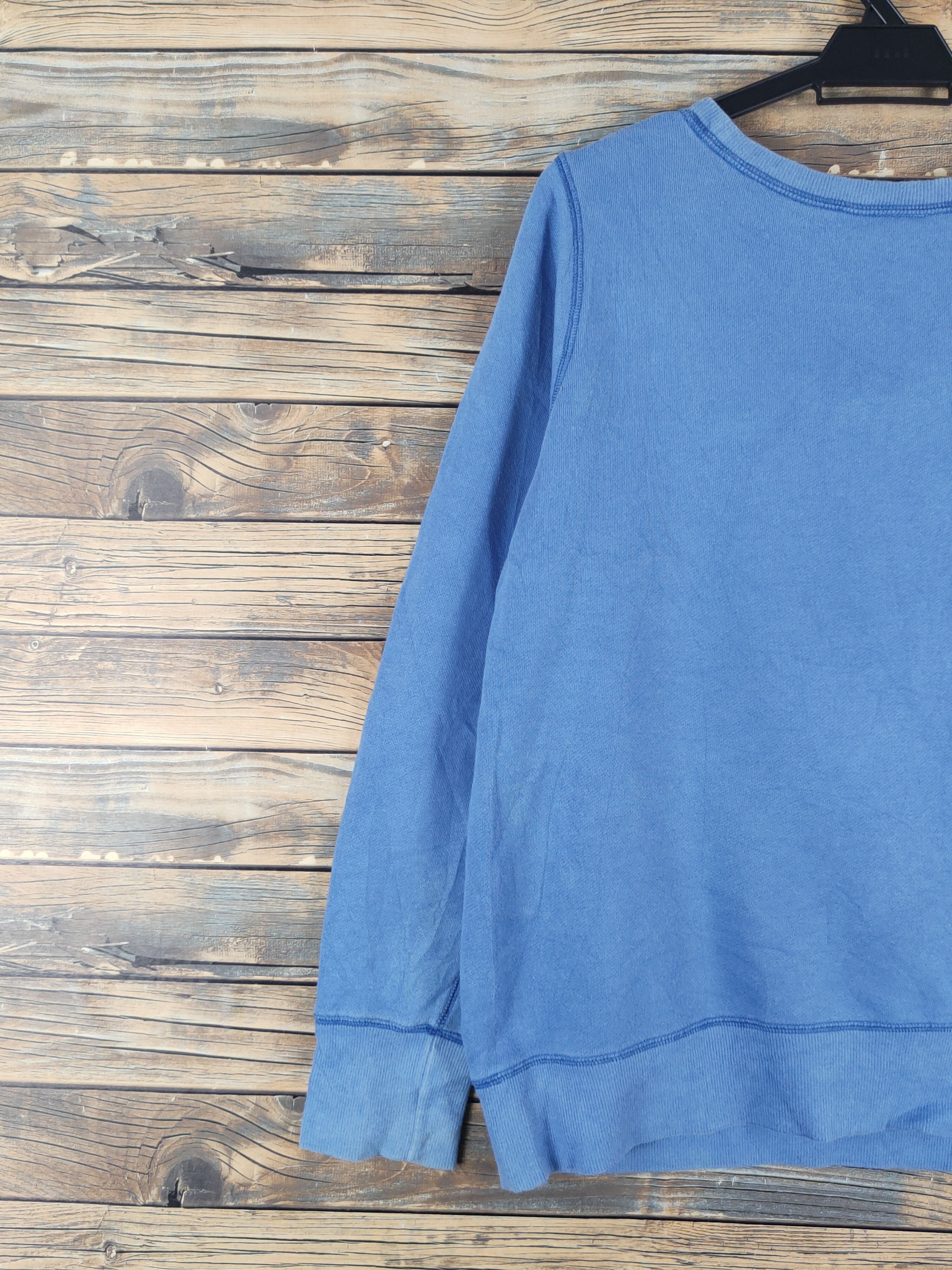 Japanese Brand × Vintage Uniqlo Blue Sweatshirts #W1459 Size M / US 6-8 / IT 42-44 - 9 Thumbnail