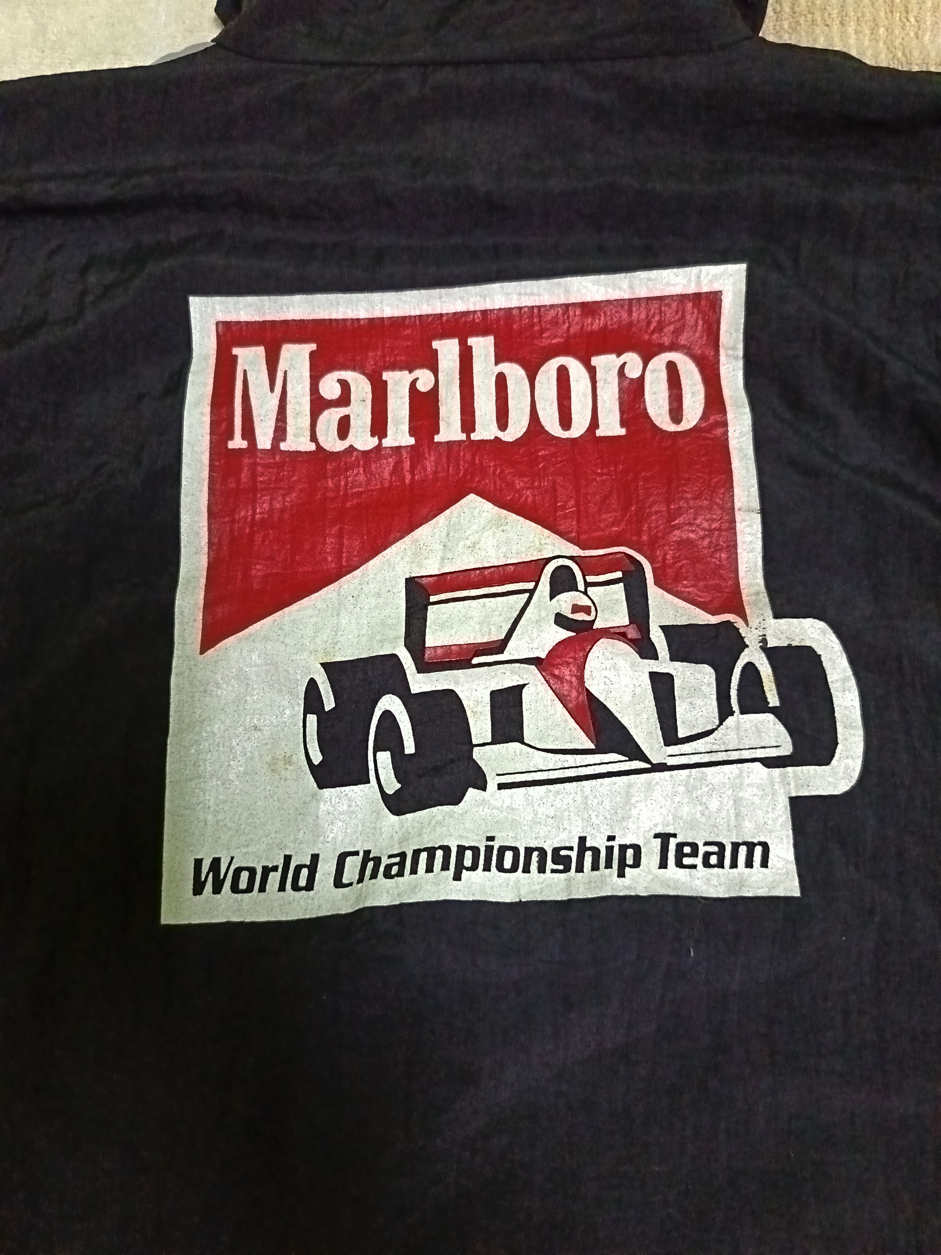 Marlboro Vintage Marlboro World Champion Team F1 Bomber Jacket Size US L / EU 52-54 / 3 - 10 Thumbnail