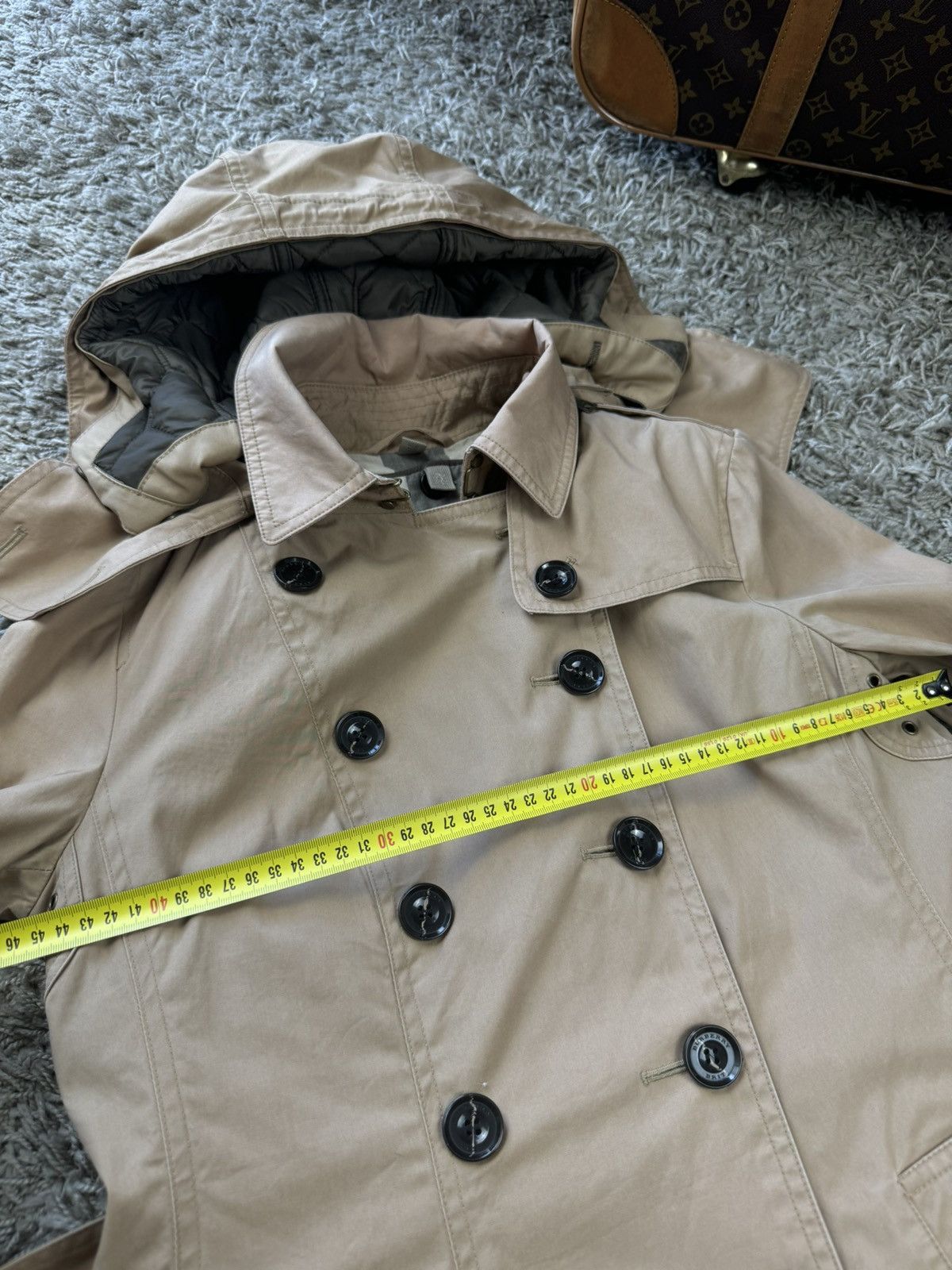 Burberry Rare trench coat Burberry original luxury streetwear item Size S / US 4 / IT 40 - 7 Thumbnail