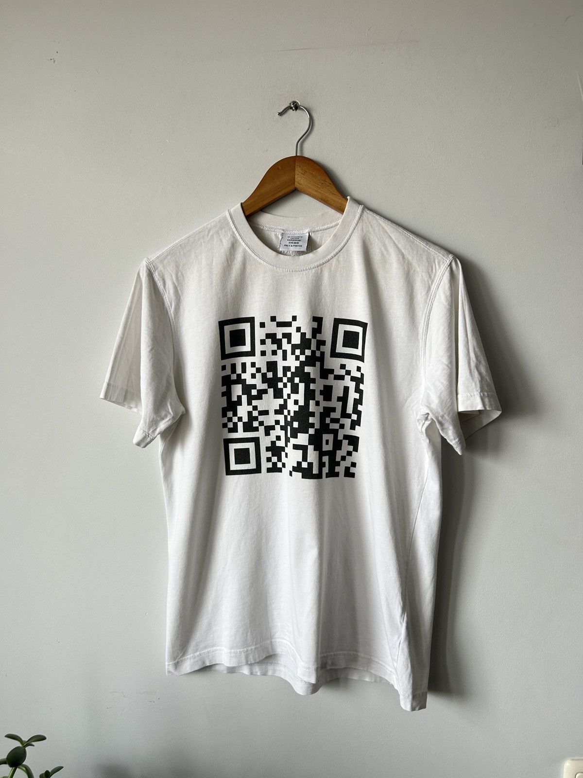 Vetements QR code tee by Demna Gvasalia