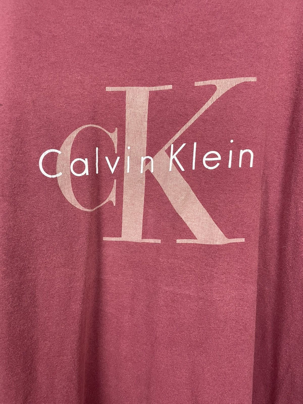 Calvin Klein × Vintage Vintage Calvin Klein Spell out Tee Size US XL / EU 56 / 4 - 7 Thumbnail