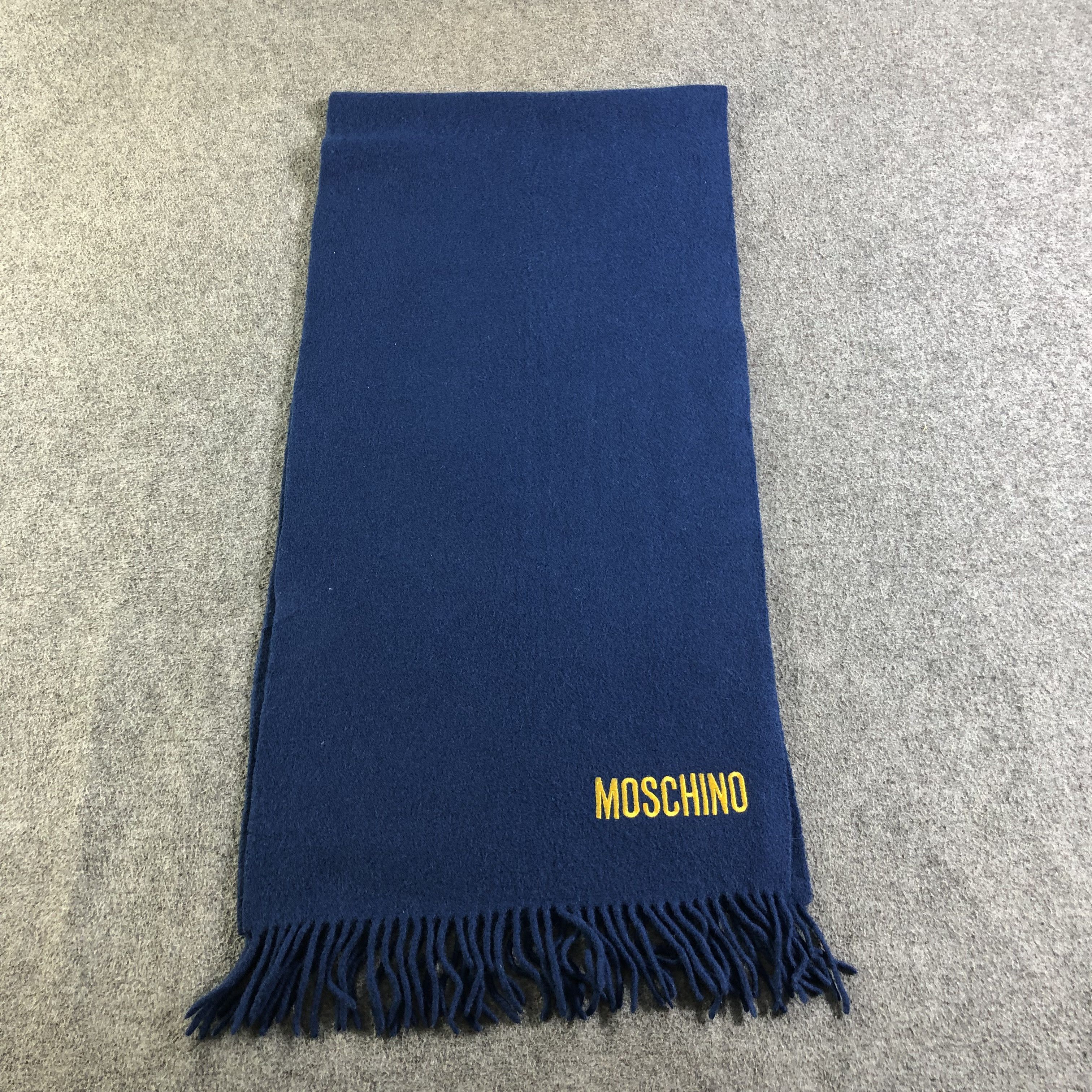 Moschino Moschino Wool Scarf Muffler Neckwear V2123 Size ONE SIZE - 2 Thumbnail