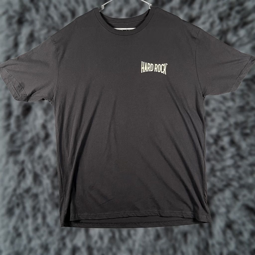 Hard Rock Cafe Hard Rock T-Shirt Shirt 2XL Mens Black Short Sleeve Skull Card Graphic Print Vintage No Size US 39 - 1 Thumbnail