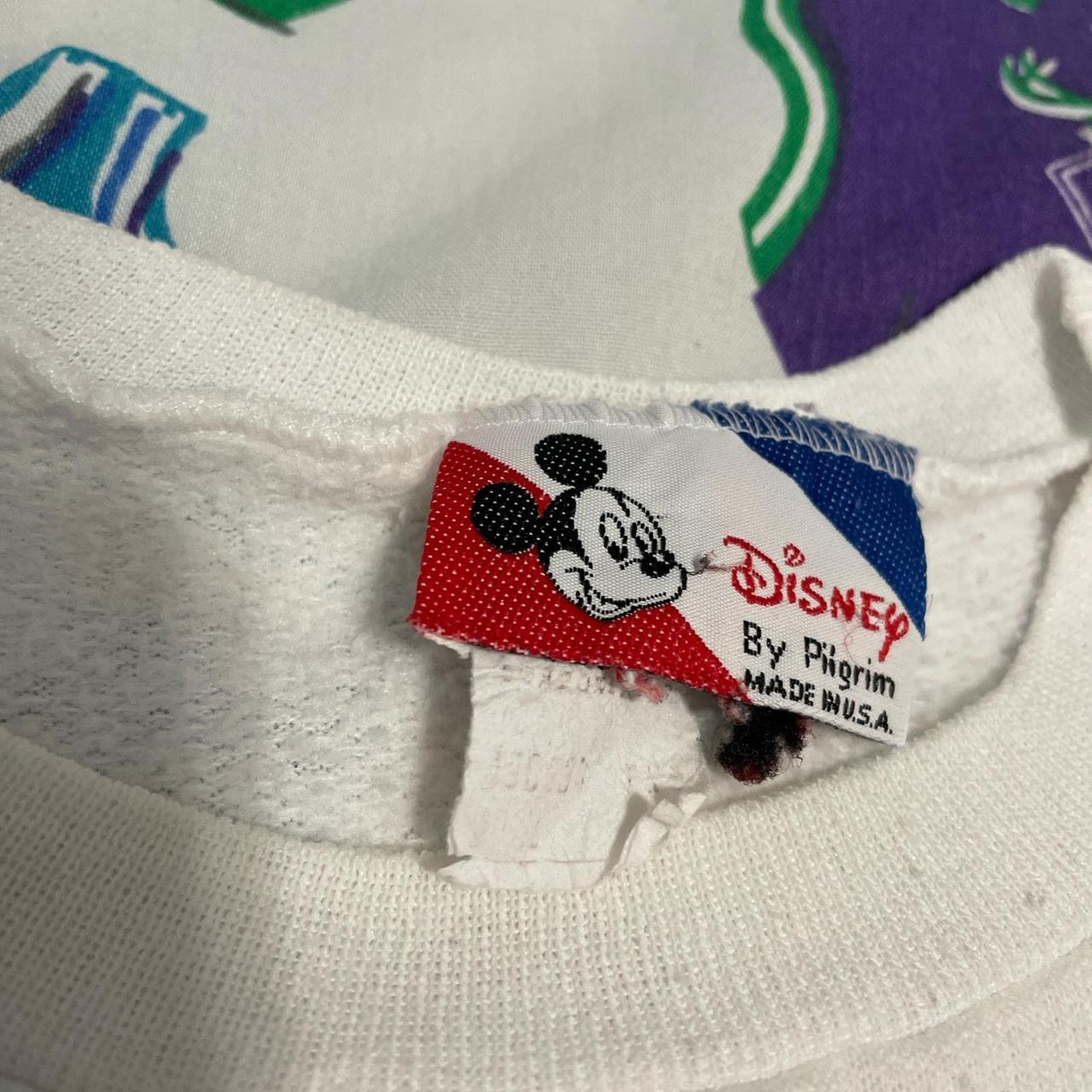 Disney × Mickey Mouse × Vintage Vintage Disney Minnie Mouse Disneyland Cartoon Crewneck Size L / US 10 / IT 46 - 4 Thumbnail