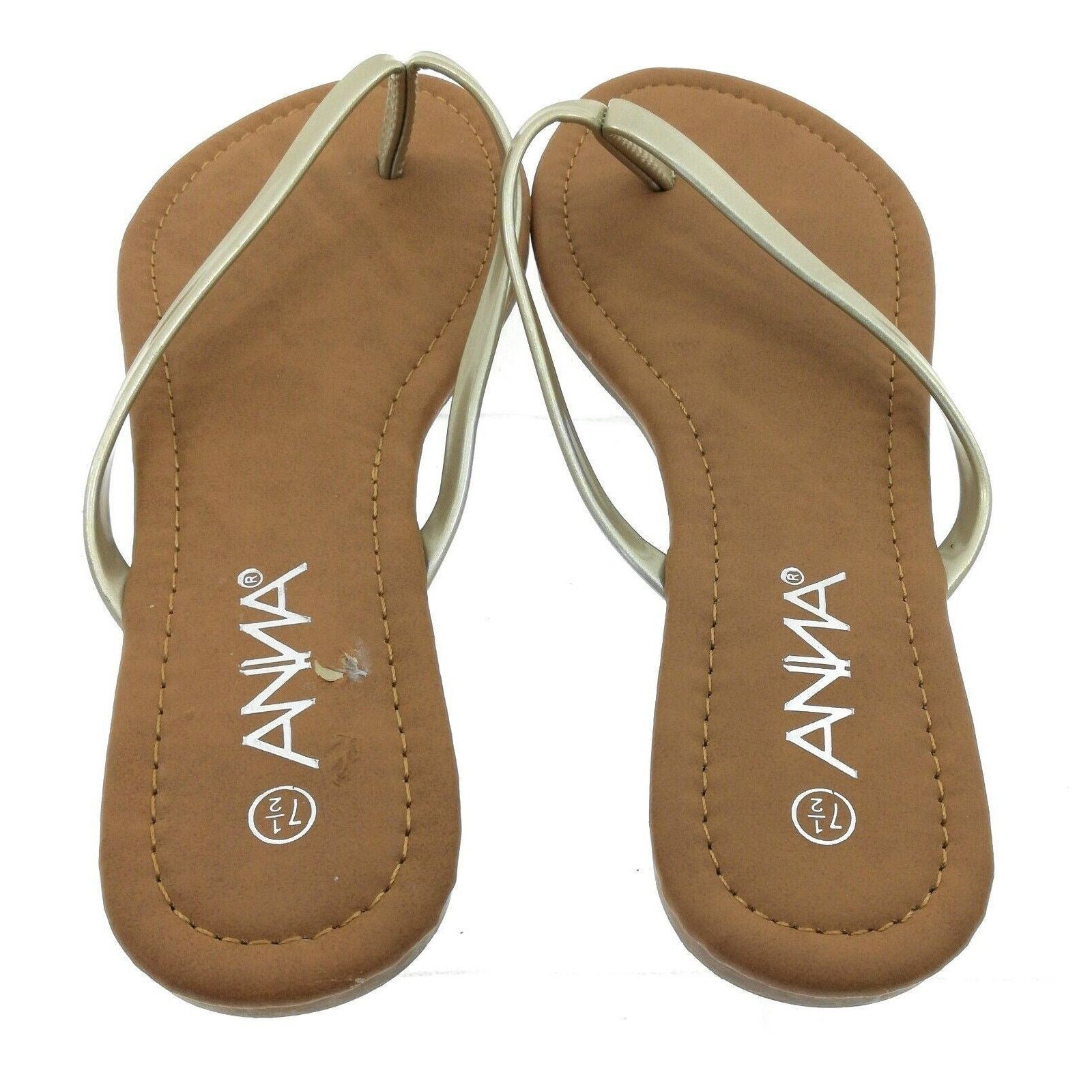 Other Anna Gold Strap Summer Sandals - Womes's Size 9 Size US 9 / IT 39 - 4 Thumbnail