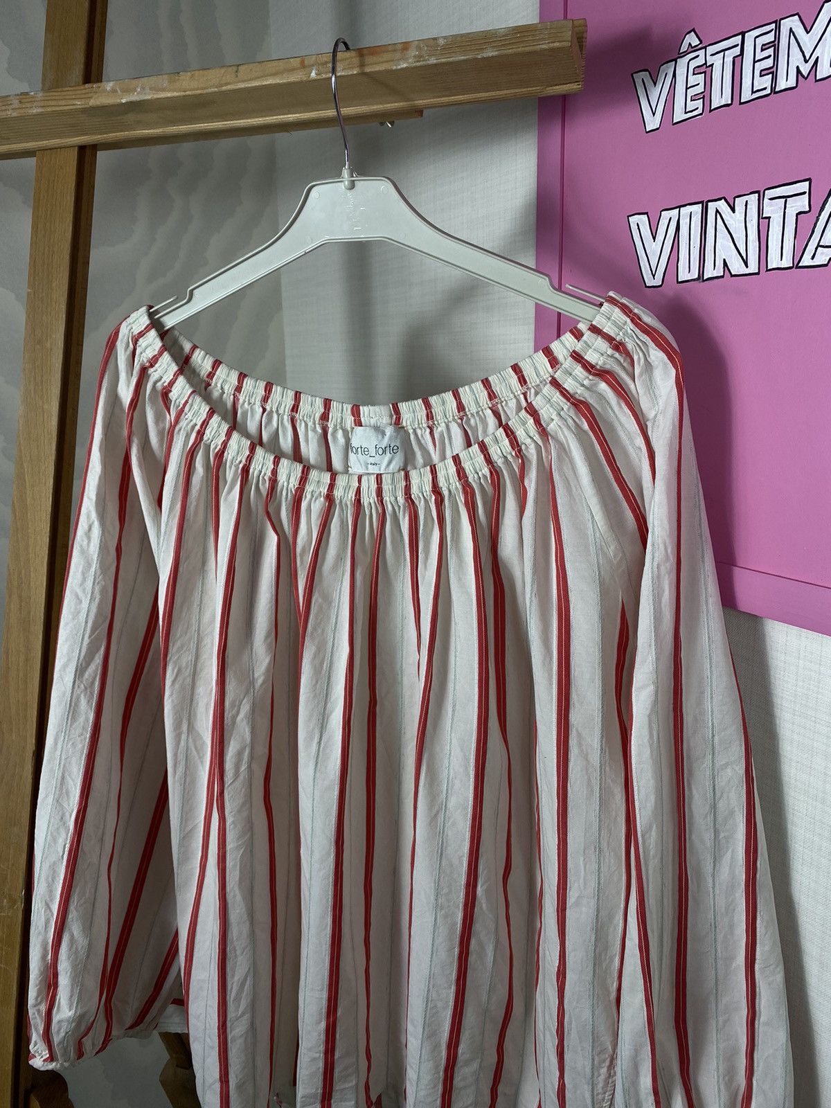 forte_forte Forte Forte Voile Off Blouse Size S / US 4 / IT 40 - 4 Thumbnail