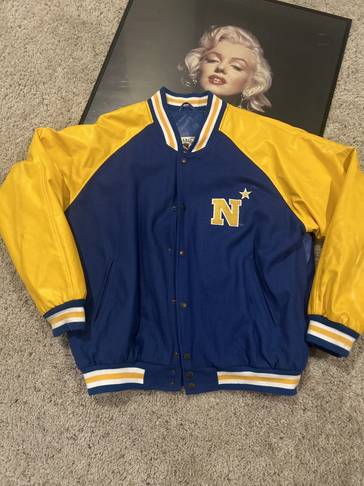 Steve And Barrys Steve and Barry’s Navy University Varsity Bomber