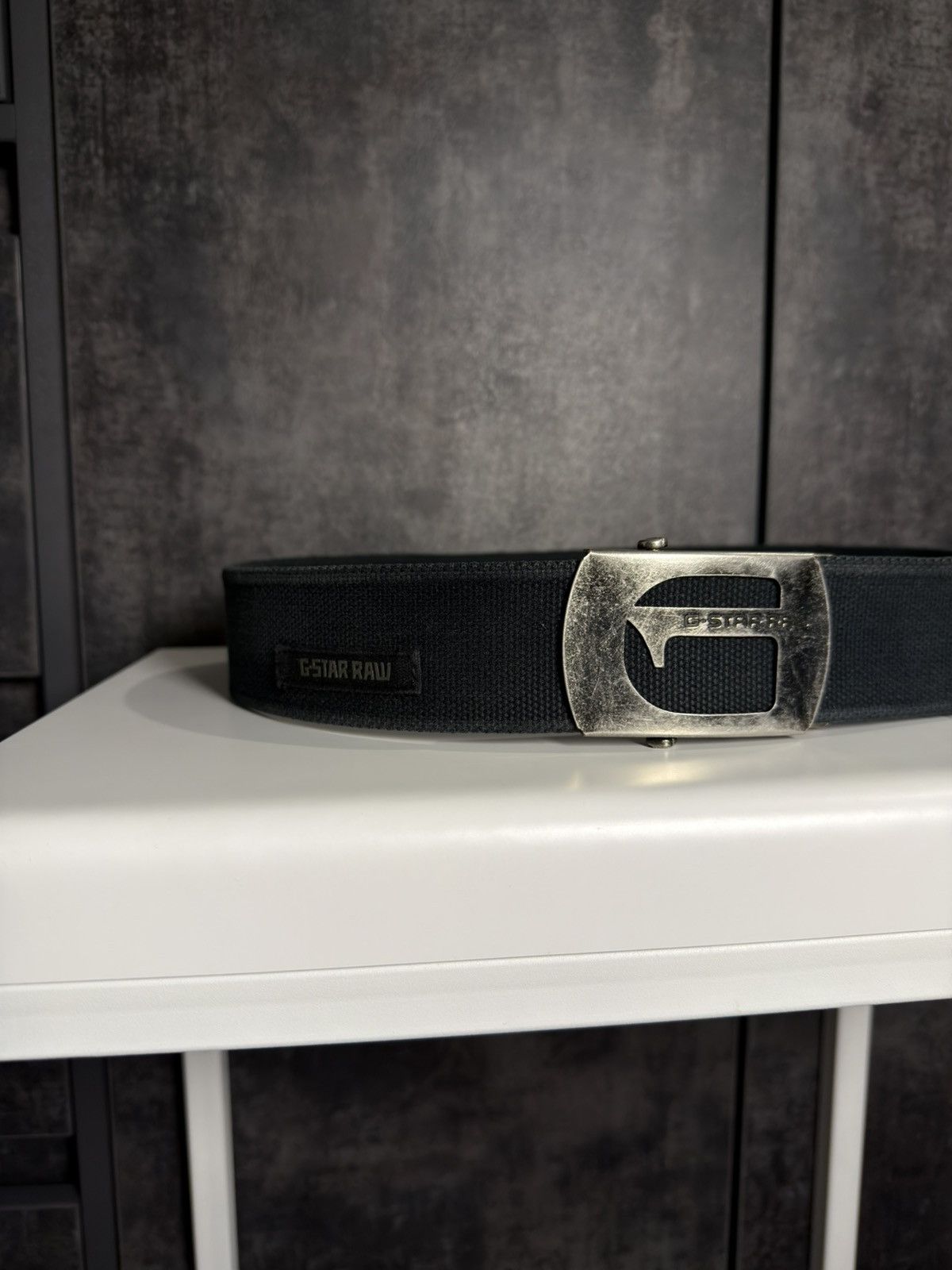 G-Star Sick Vintage G Star Metal Buckle Belt Y2K ERD Japanese 424 Size ONE SIZE - 4 Thumbnail