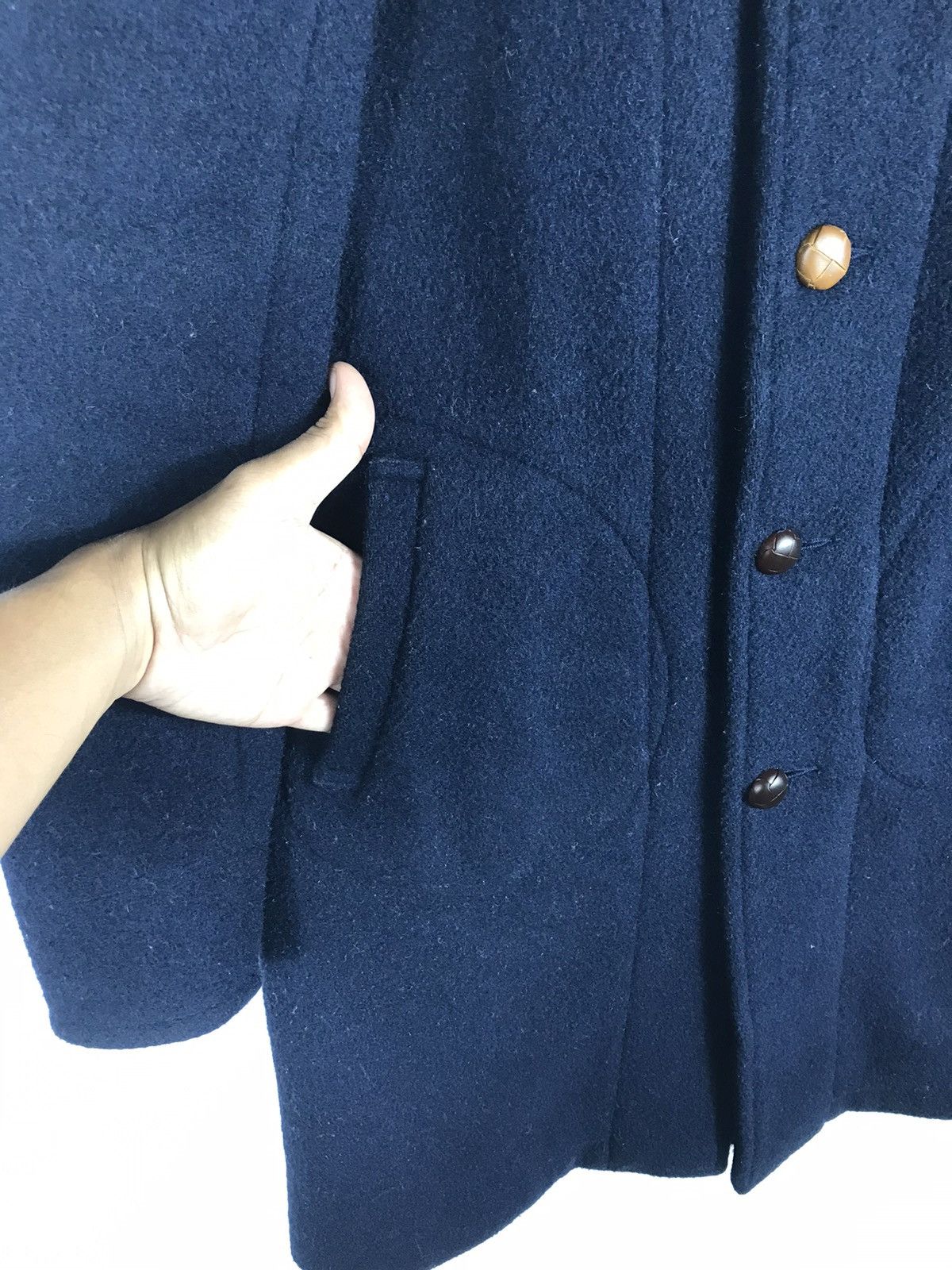 Danton 🔥Danton Wool Hooded Button Long Jacket Size XS / US 0-2 / IT 36-38 - 6 Thumbnail