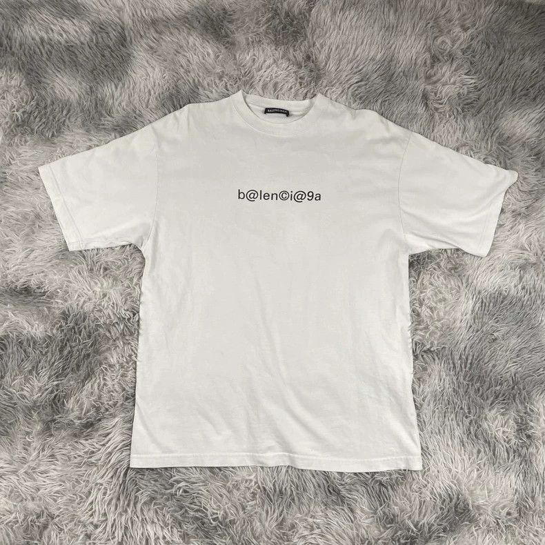Balenciaga Mailbox letter logo short sleeve