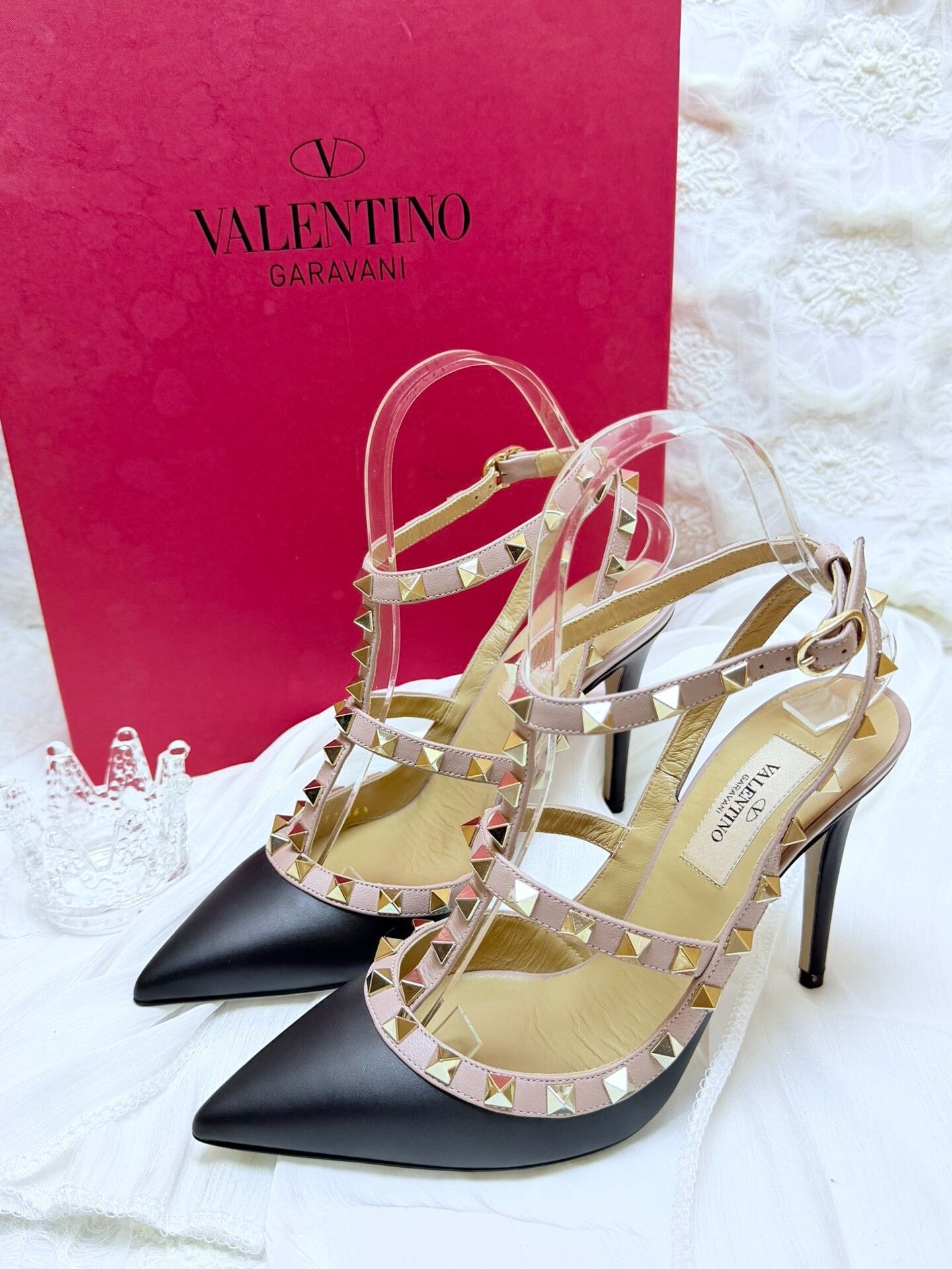 Valentino Valentino Black Sandals us_6-5 Women Size US 6.5 / IT 36.5 - 1 Thumbnail