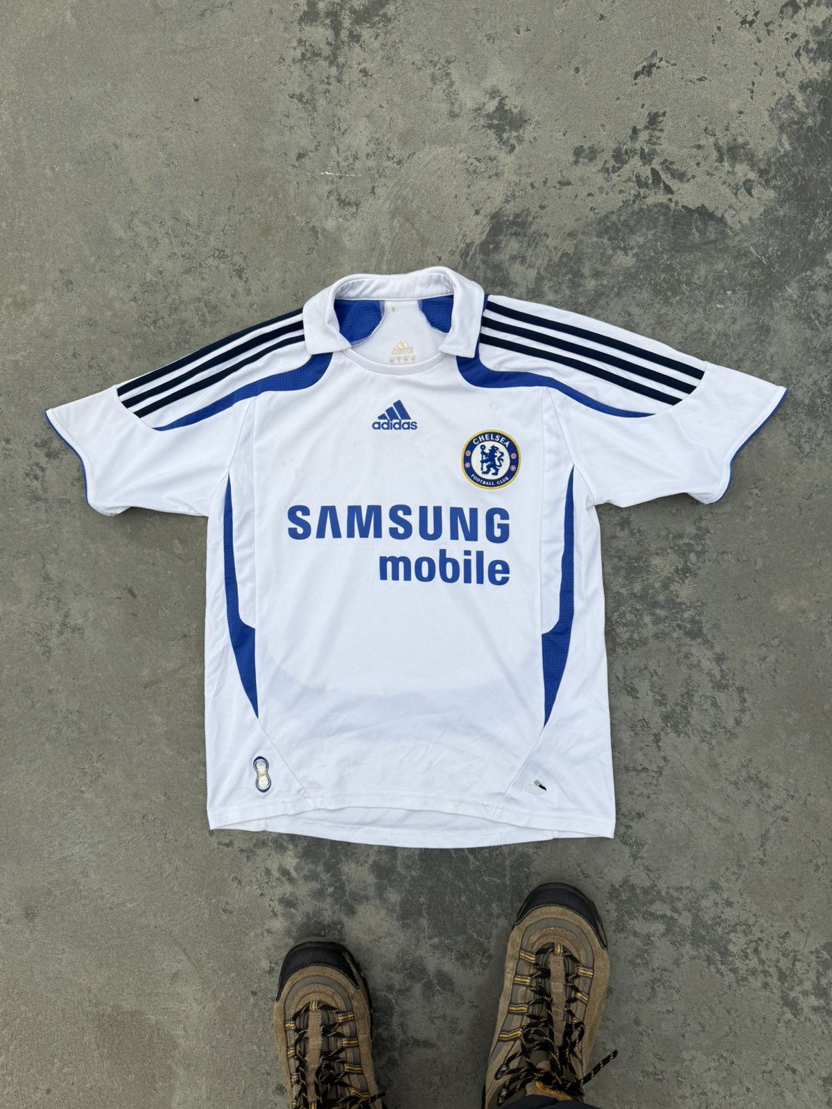 Adidas Chelsea 2007 Third Soccer Jersey Football Y2k Blokecore Size US S / EU 44-46 / 1 - 2 Thumbnail