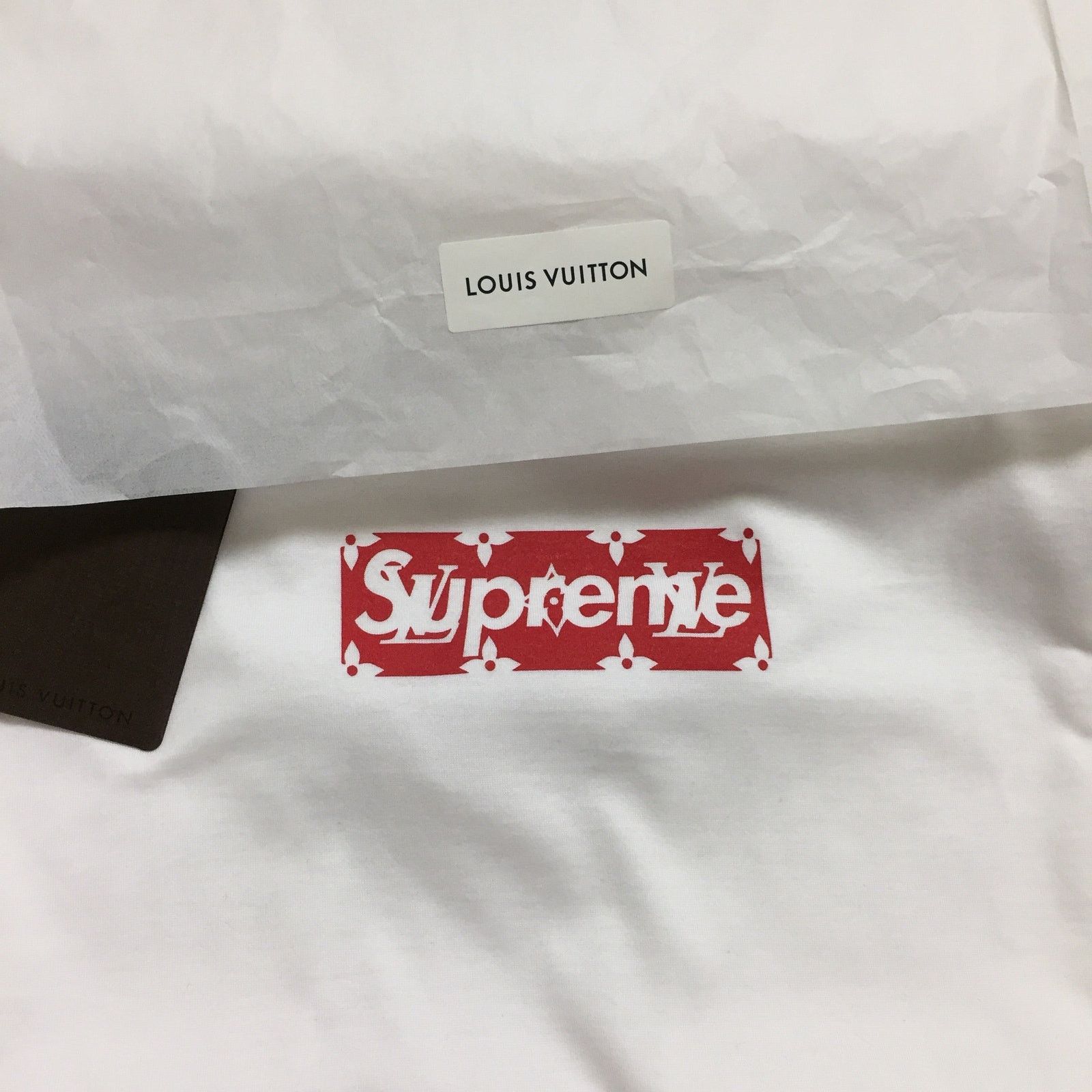 Supreme 2017 Supreme x Louis Vuitton Box Logo Tee Size US M / EU 48-50 / 2 - 4 Thumbnail