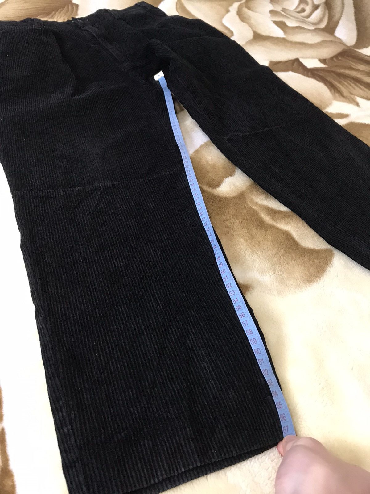 Iceberg 🔥 Rare Iceberg Disney Corduroy Pants Velvet Trousers Black Size US 32 / EU 48 - 12 Thumbnail