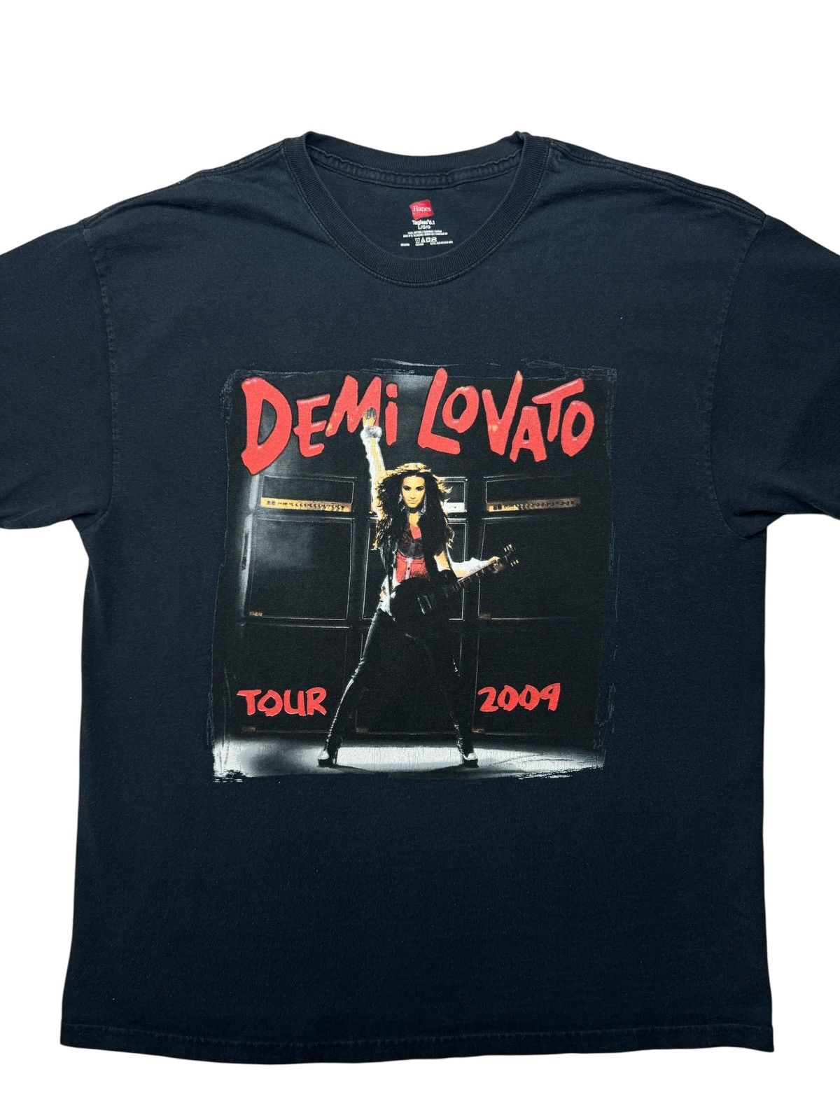 Vintage 2009 Demi Lovato Tour Tee Shirt Size US L / EU 52-54 / 3 - 2 Thumbnail