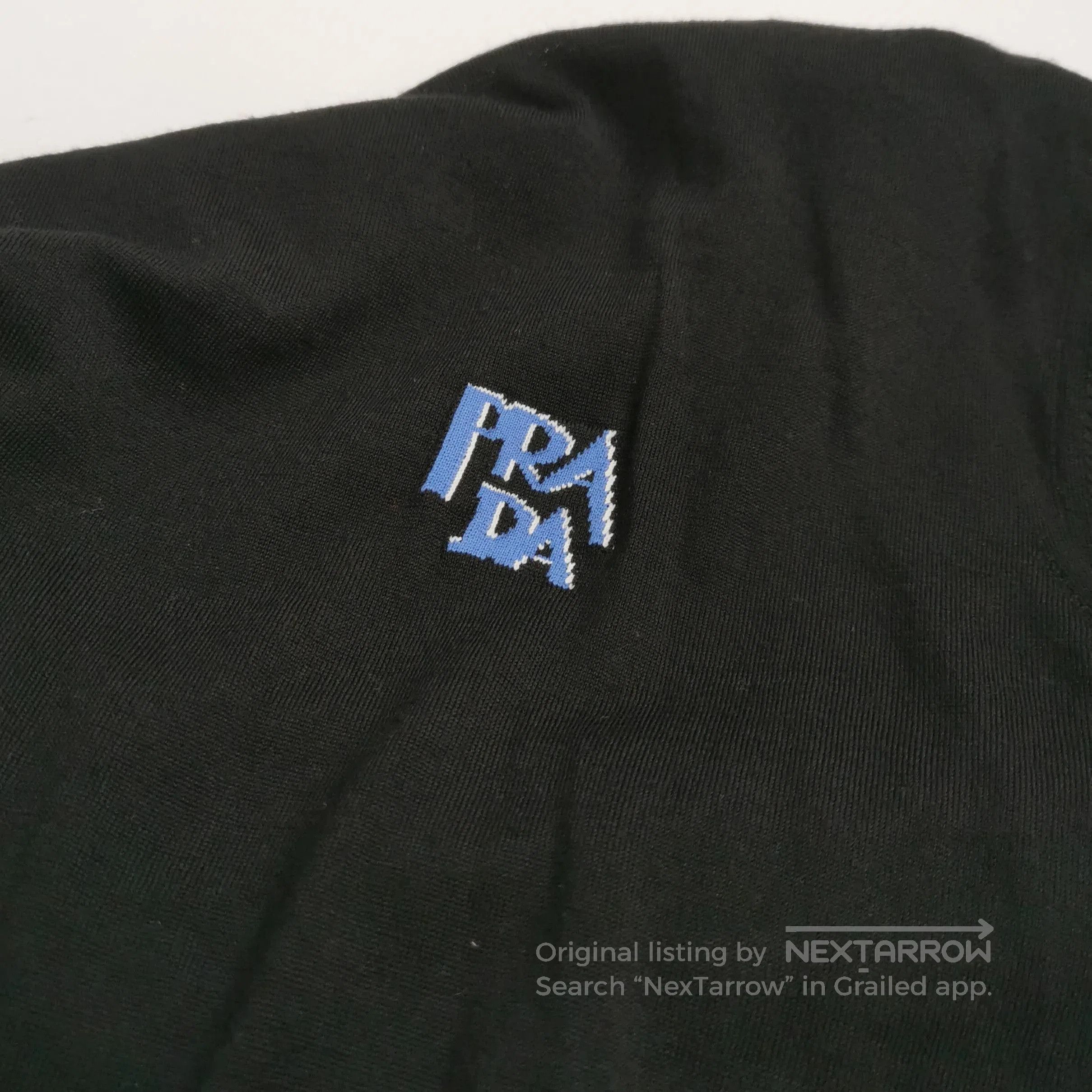 Prada Prada Logo Knit Sweater in Black Color . Size S / US 4 / IT 40 - 3 Thumbnail