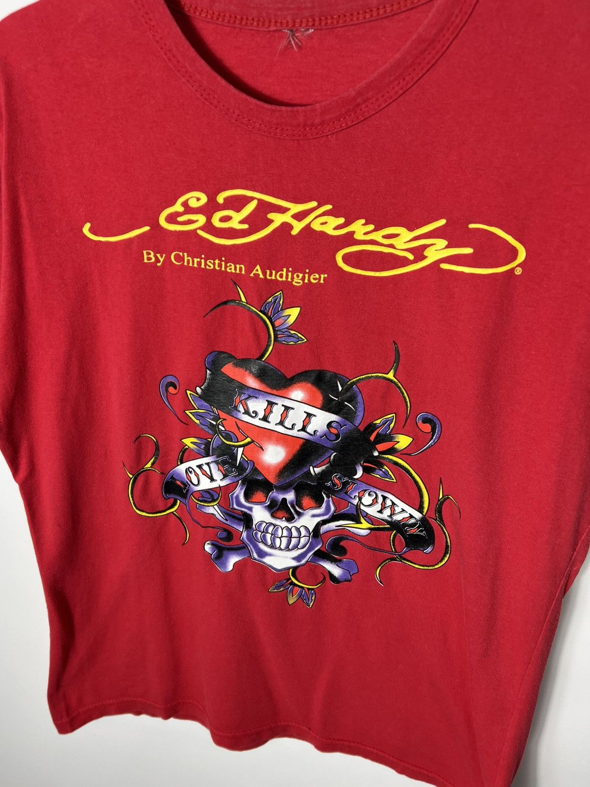 Ed Hardy Vintage streetwear Ed Hardy By Christian Audigier y2k Tee Size US M / EU 48-50 / 2 - 2 Thumbnail