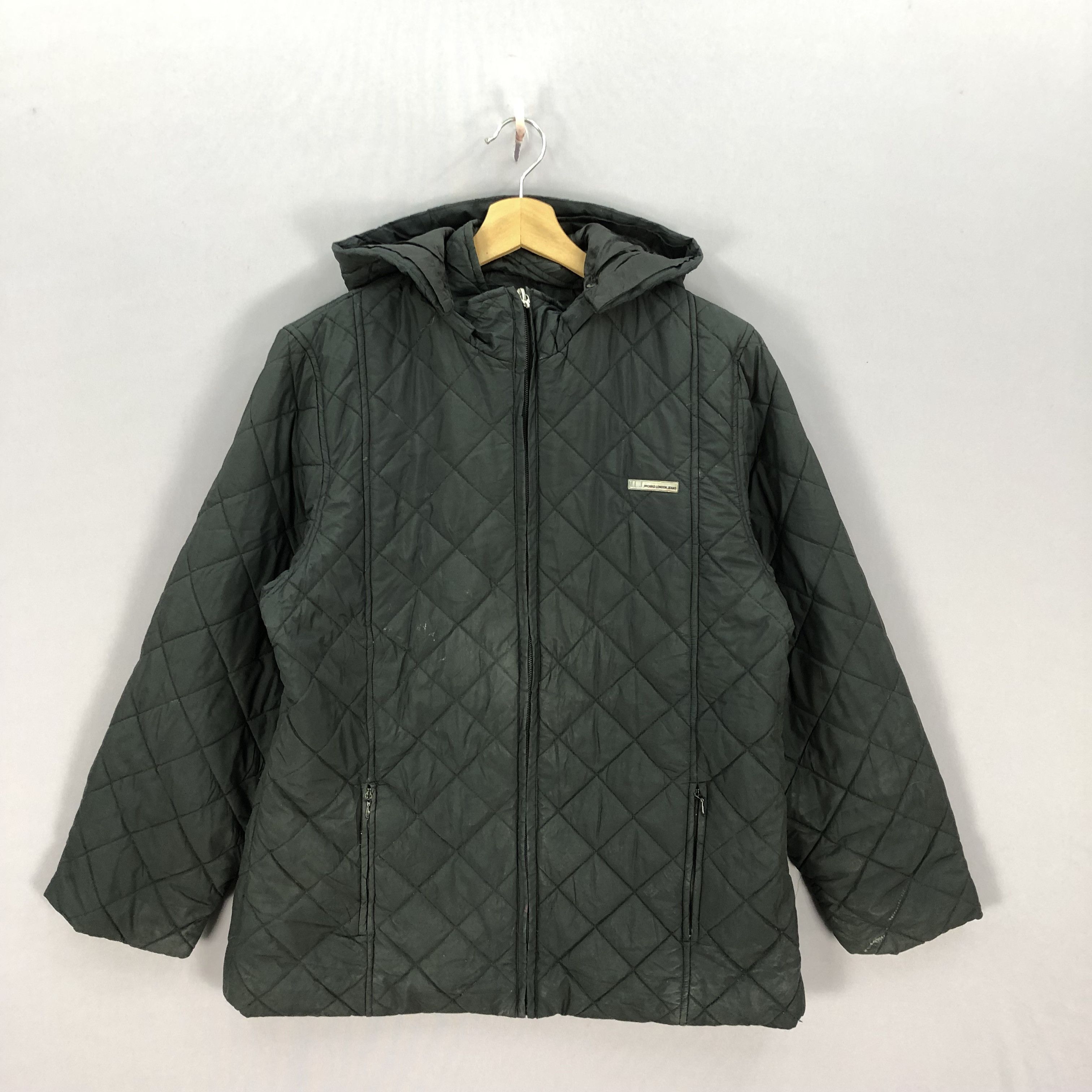 Japanese Brand × Michiko Koshino London × Vintage Vintage Michiko London Puffer Quilted Hoodie Jacket Size US M / EU 48-50 / 2 - 2 Thumbnail