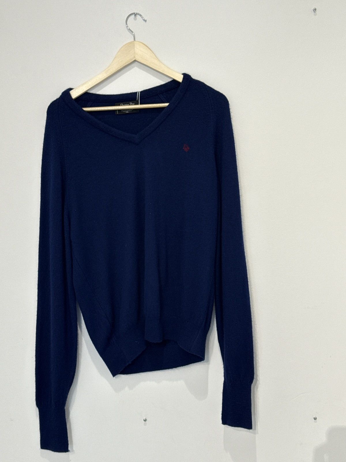 Christian Dior Monsieur Dior Monsieur Logo V-Neck Size US M / EU 48-50 / 2 - 1 Thumbnail