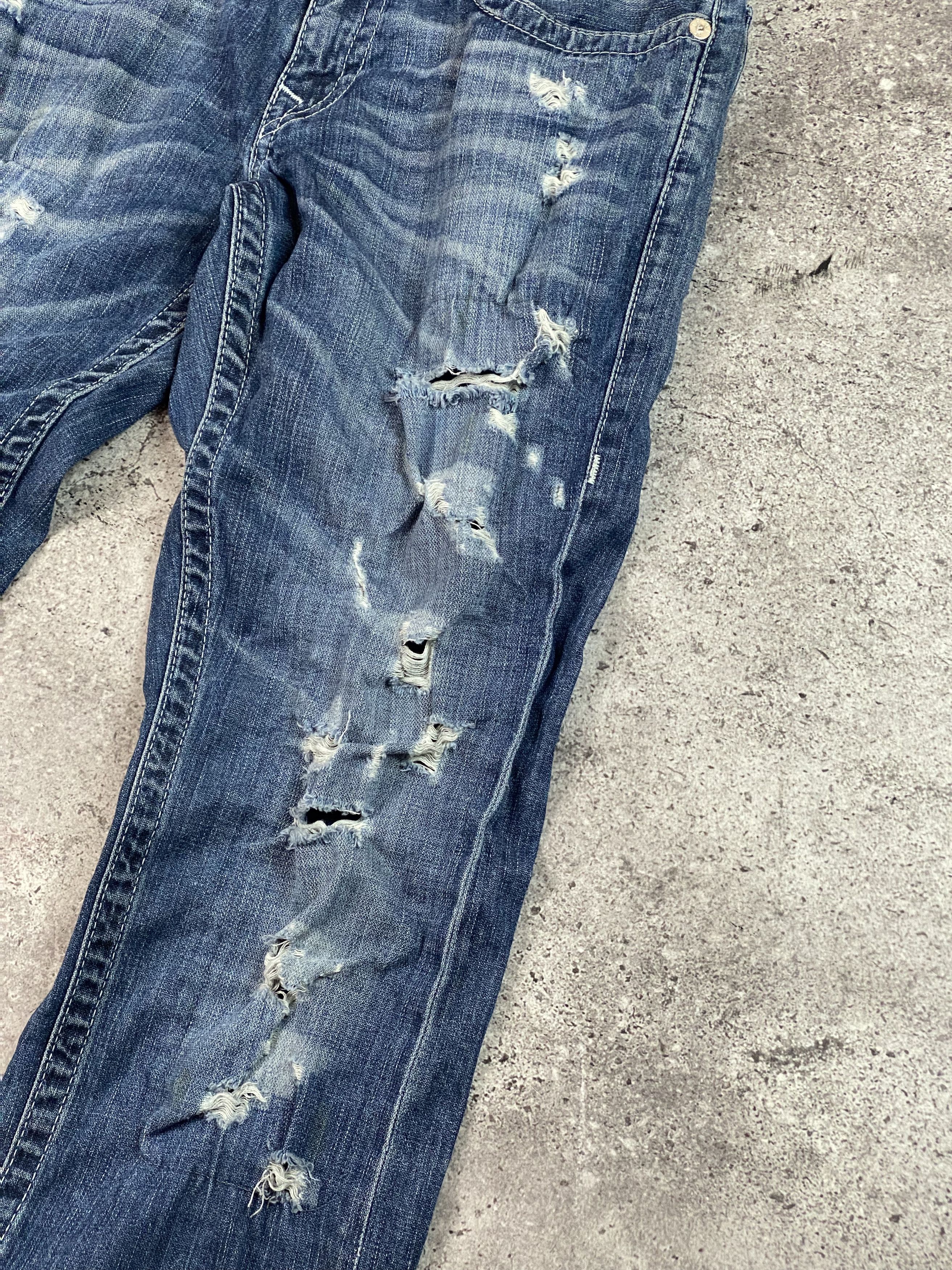 Japanese Brand × True Religion Vintage True Religion Distressed Jeans Flair Size 31 Size US 31 - 4 Thumbnail