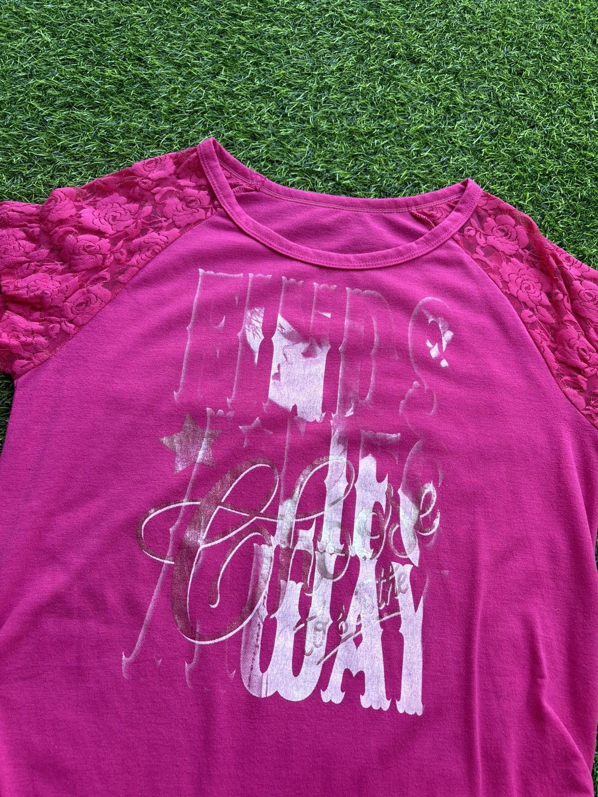 Hysteric Glamour Y2k Opium Women's Floral Pink Tshirt Size ONE SIZE - 3 Thumbnail