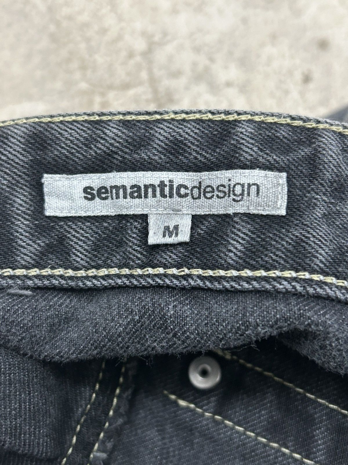 Tornado Mart Y2k Flared Semantic Design Gray Washed Size US 30 / EU 46 - 11 Thumbnail