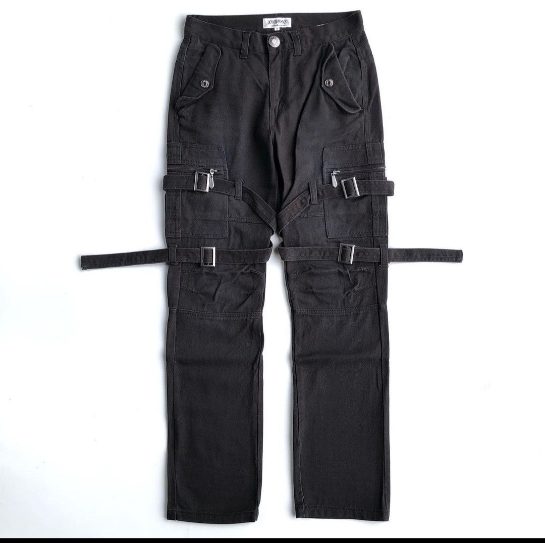 image of Hysteric Glamour x Lowbox Japanese Lowbox Bondage Cargo Retro Punk in Black, Men's (Size 30)