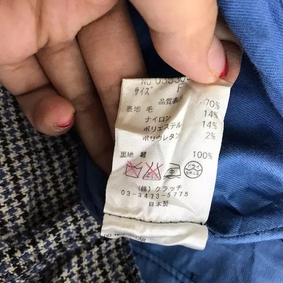 Japanese Brand Vtg HERETIC GOES AROUND Japan Plaids Checks Casual Pant Size 27" / US 4 / IT 40 - 7 Thumbnail