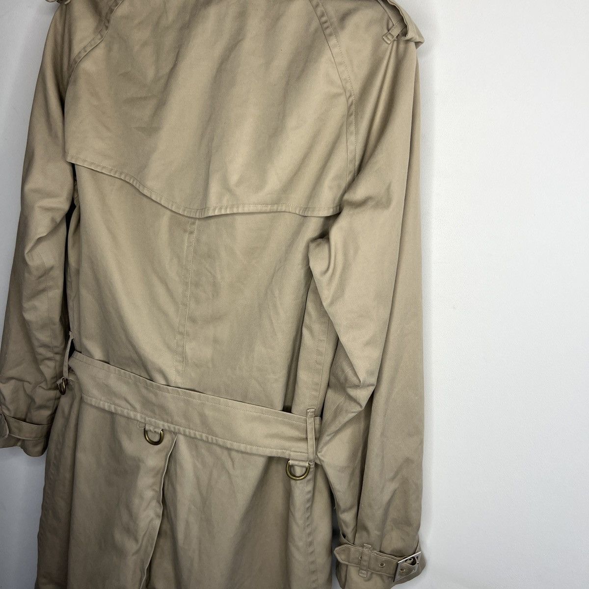 Burberry Vintage Burberry Trench Coat 90s Nova Check Beige Belted Size US M / EU 48-50 / 2 - 10 Thumbnail