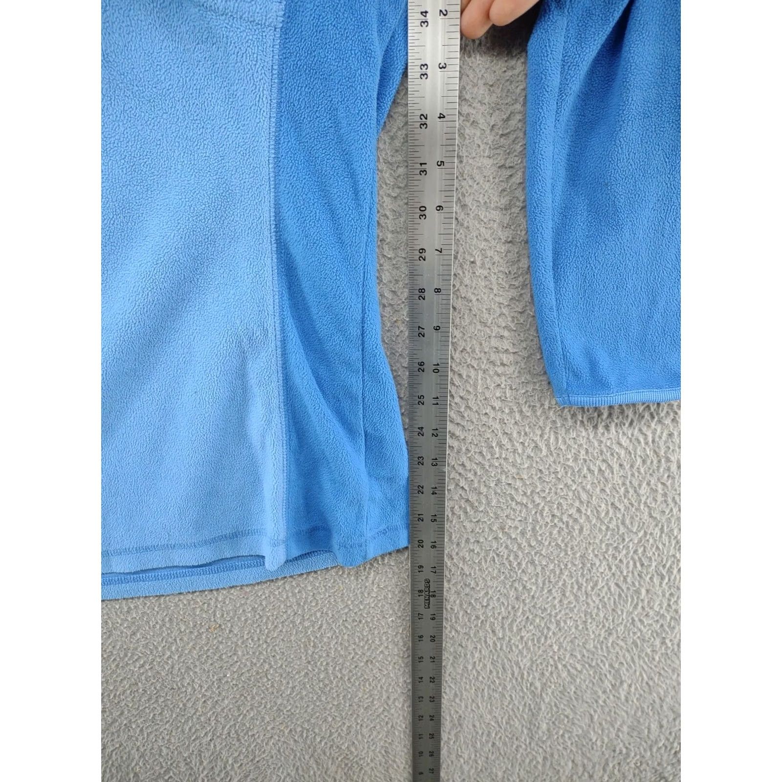Vintage Columbia Pullover Fleece 1/4 Zip Long Sleeve Lightweight Jacket Women's M Blue Polyester Size M / US 6-8 / IT 42-44 - 6 Thumbnail