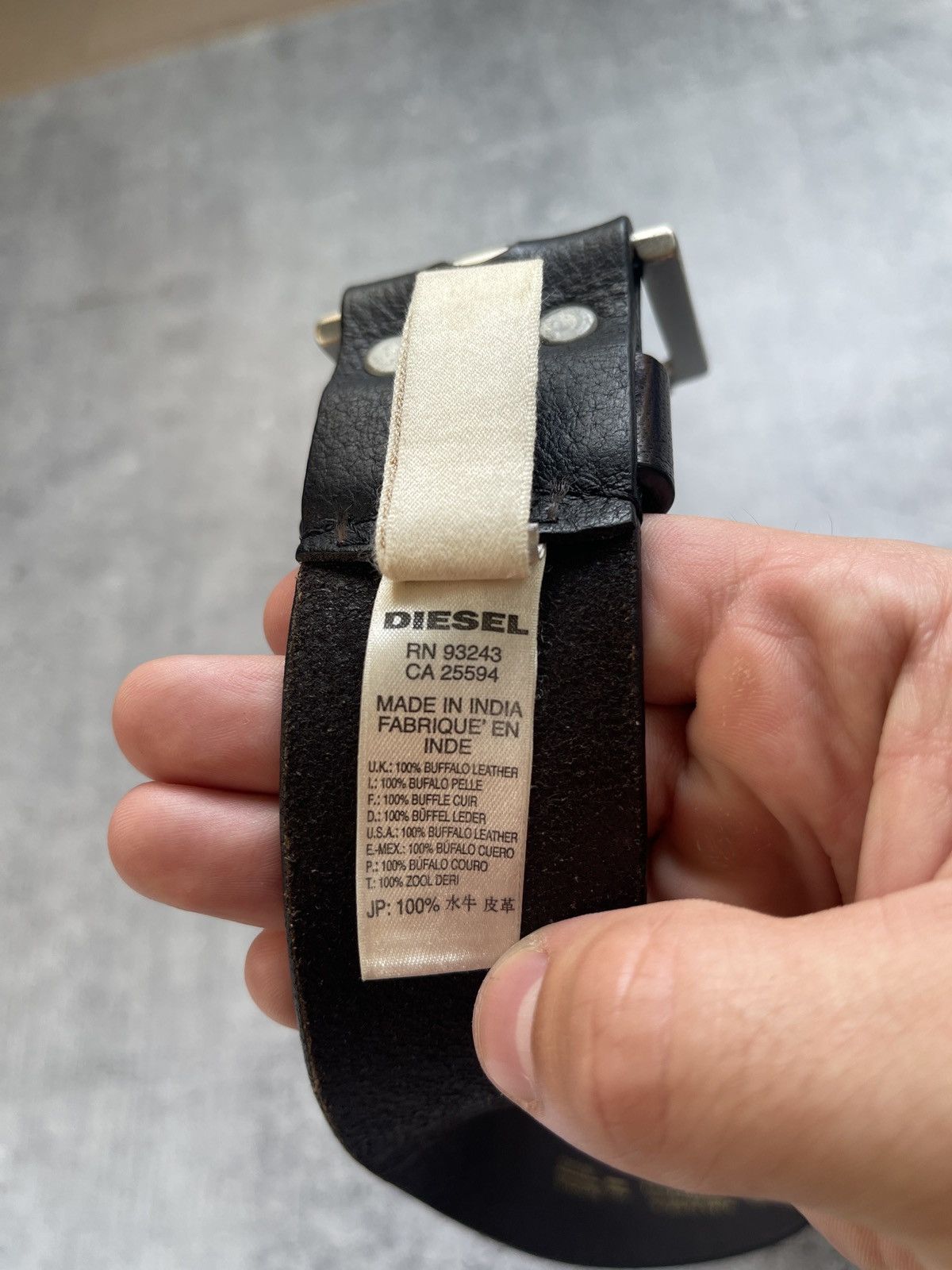 Other Vintage Diesel Leather Y2K Belt Size ONE SIZE - 8 Thumbnail