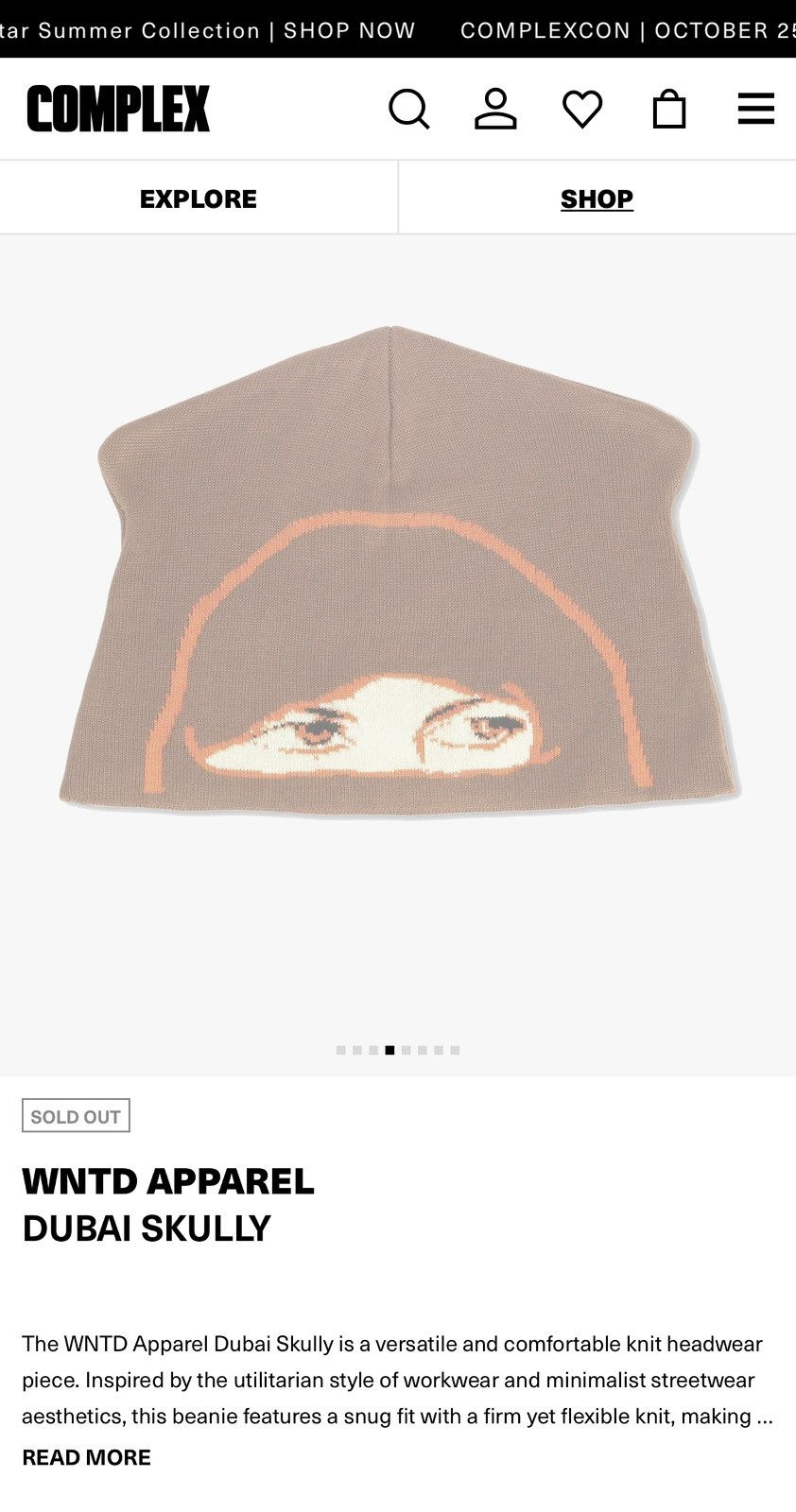 Complex Dubai Skully Beanie Size ONE SIZE - 4 Thumbnail