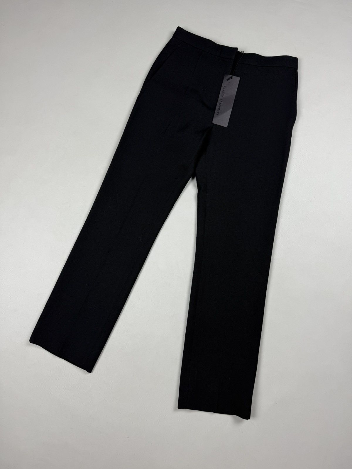 Haider Ackermann BNWT! Haider Ackermann Fleece Wool Dress Pants Trousers Size 24" / US 00 / IT 34 - 4 Thumbnail