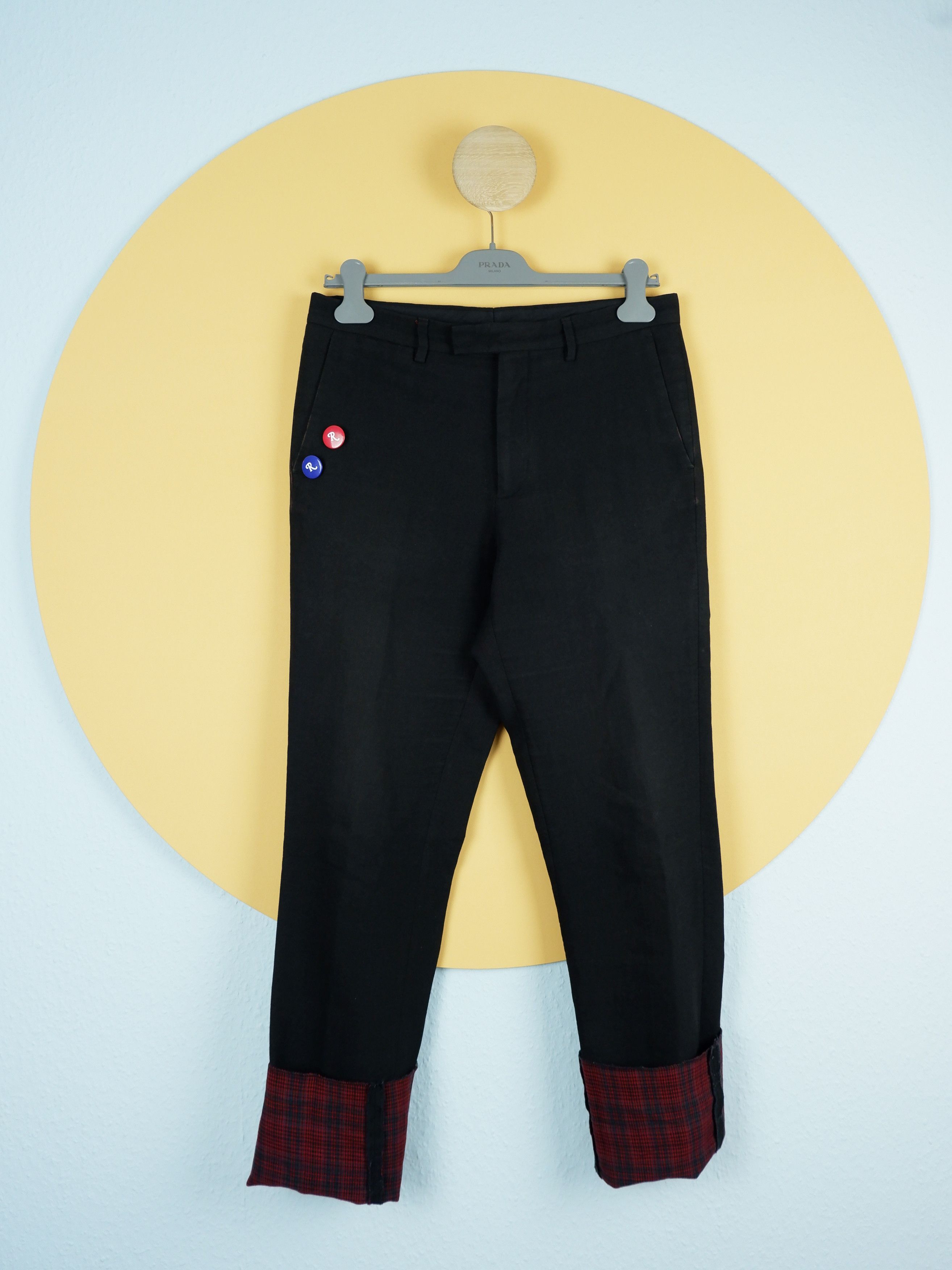 Raf Simons Best price! Raf Simons double face wool checked pants Size US 30 / EU 46 - 1 Thumbnail