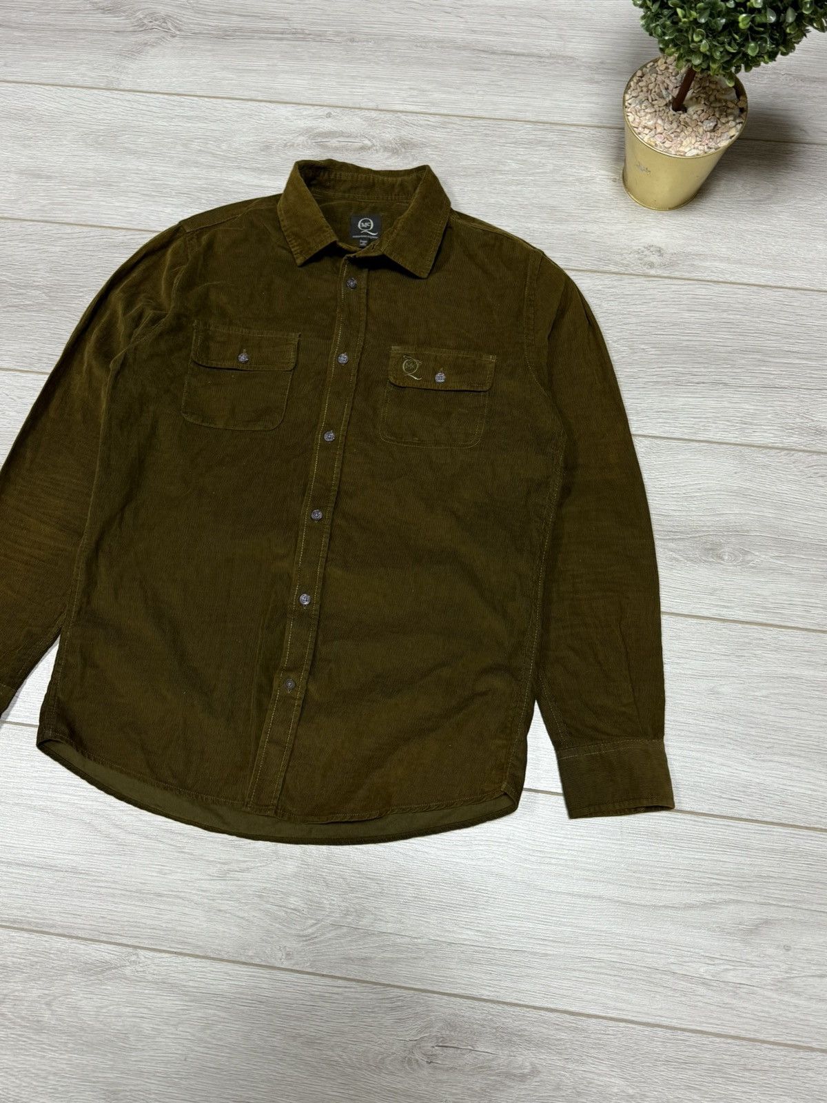 Alexander McQueen McQ vintage corduroy pocket shirt buttons Size US M / EU 48-50 / 2 - 4 Thumbnail