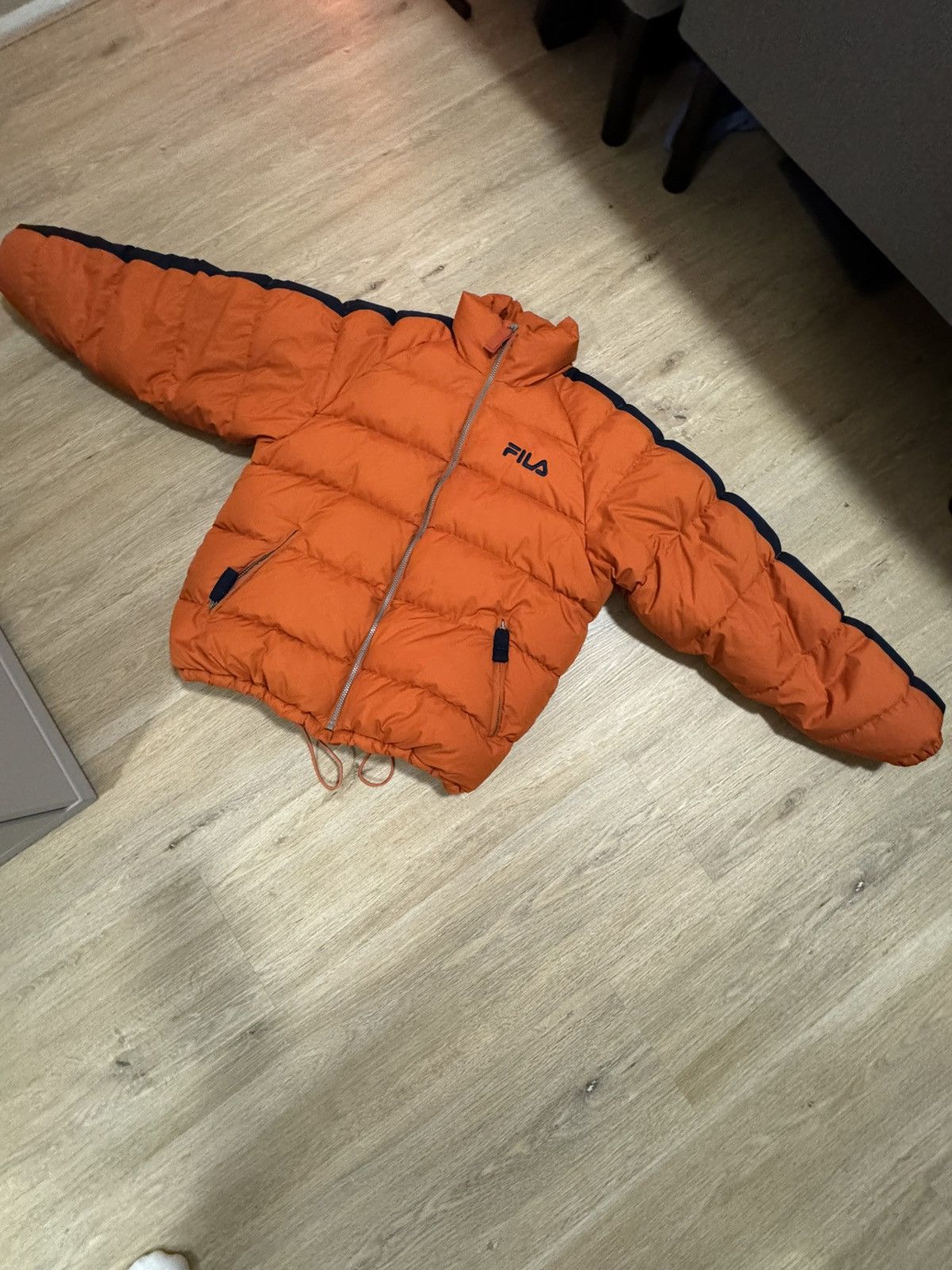 Fila × If Six Was Nine × Vintage Vintage Fila Puffer Orange Down Jacket Size US M / EU 48-50 / 2 - 1 Thumbnail
