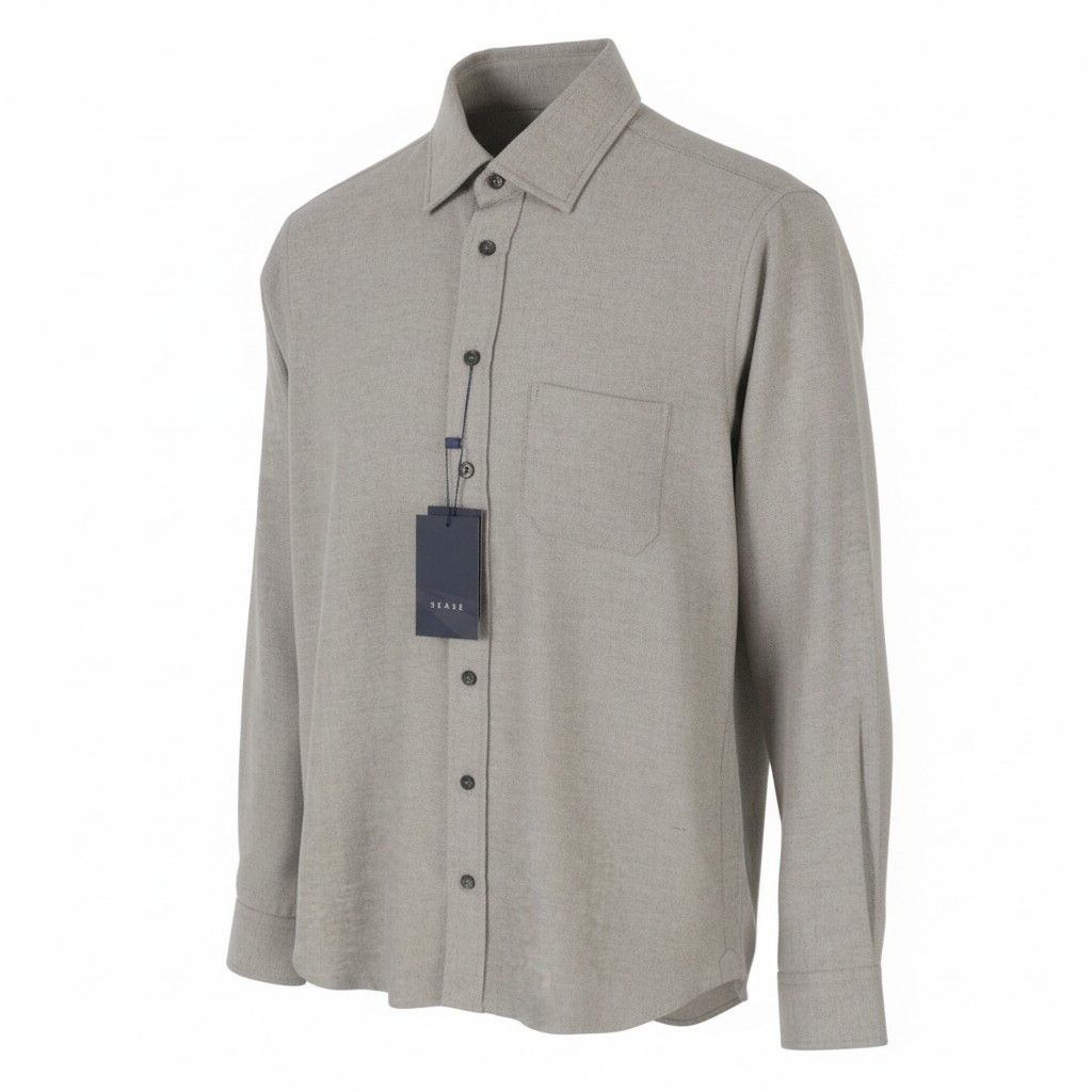 SEASE SI033 CAMICA CLASSICA BD 2.0 S Grey Melange 90126 Size US S / EU 44-46 / 1 - 1 Thumbnail