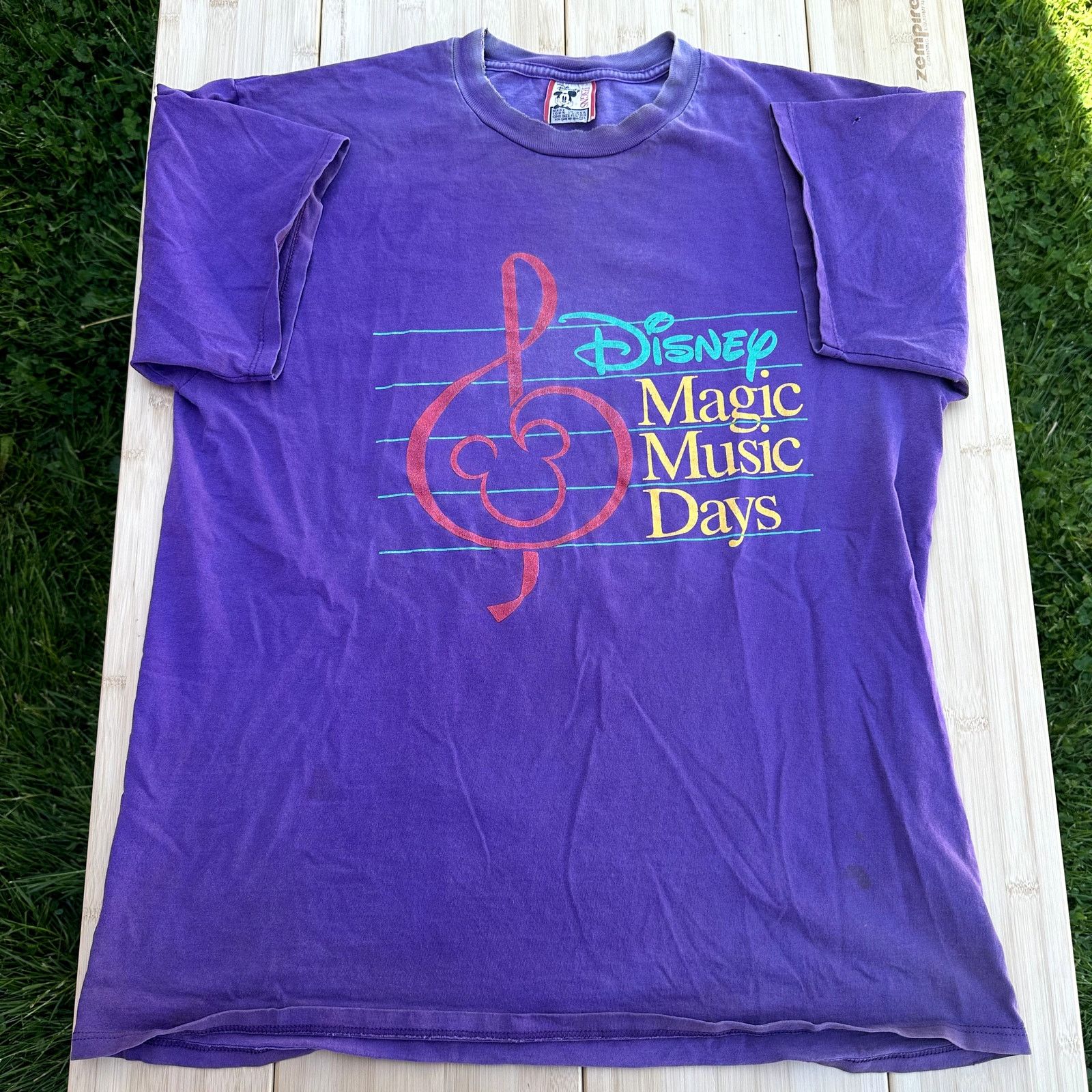 Disney × Japanese Brand Disney Magic Music Days Vintage Shirt Size XL Faded Purple Size US XL / EU 56 / 4 - 2 Thumbnail