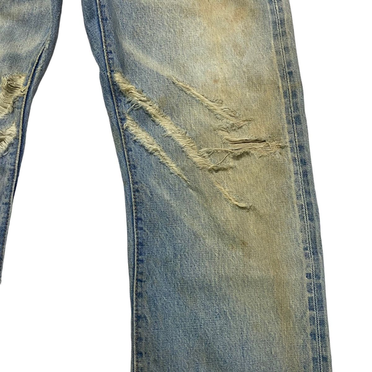 wjk WjK Thrashed Dirt Washed Selvedge Jeans Size US 31 - 7 Thumbnail