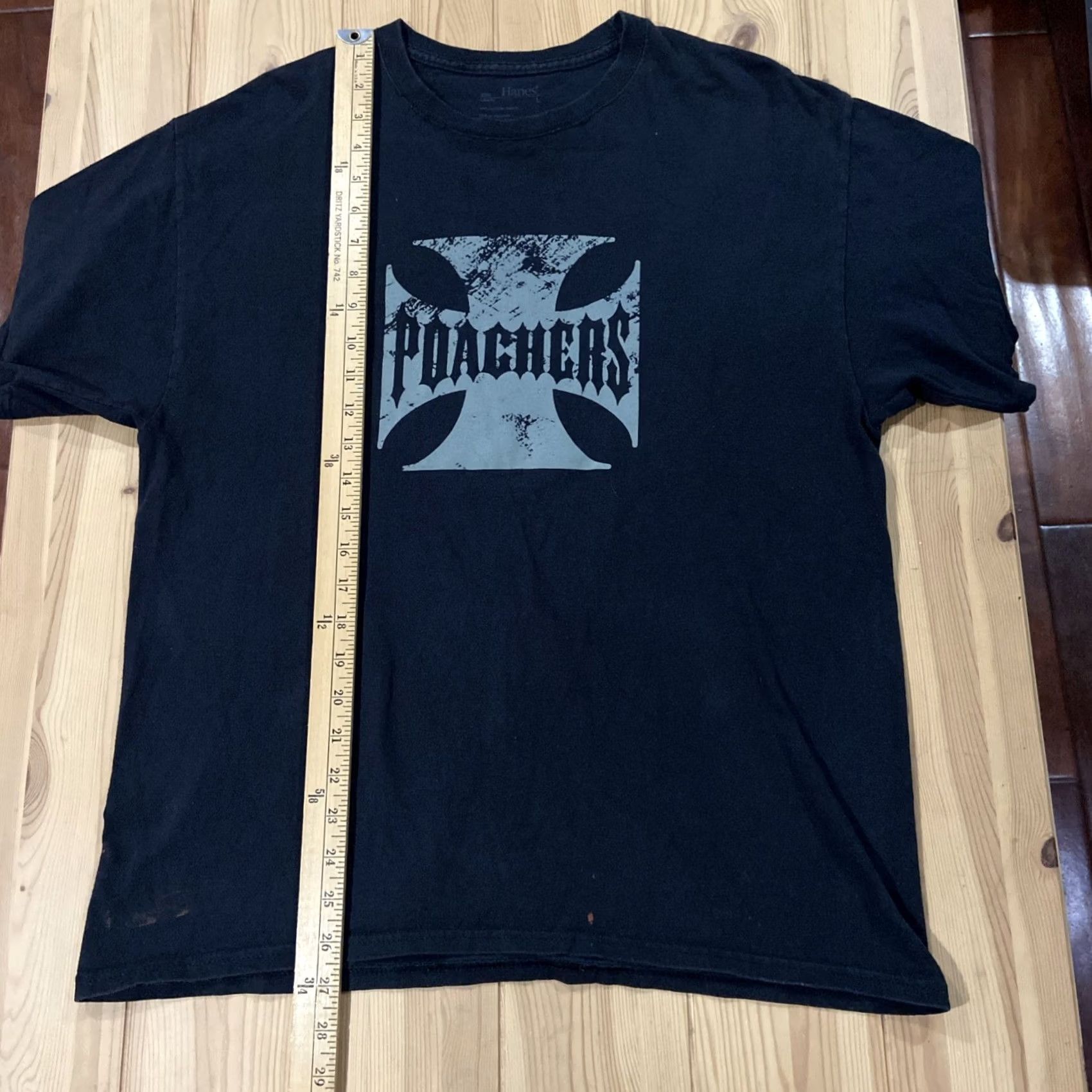 West Coast Choppers West Coast Choppers T-Shirt Men L Black 90s Biker Grunge Motorcycle Punk Cross Poacher Crazy Hourse Customs-Chopper Cross Poacher T Shirt Large Biker Size US L / EU 52-54 / 3 - 4 Thumbnail