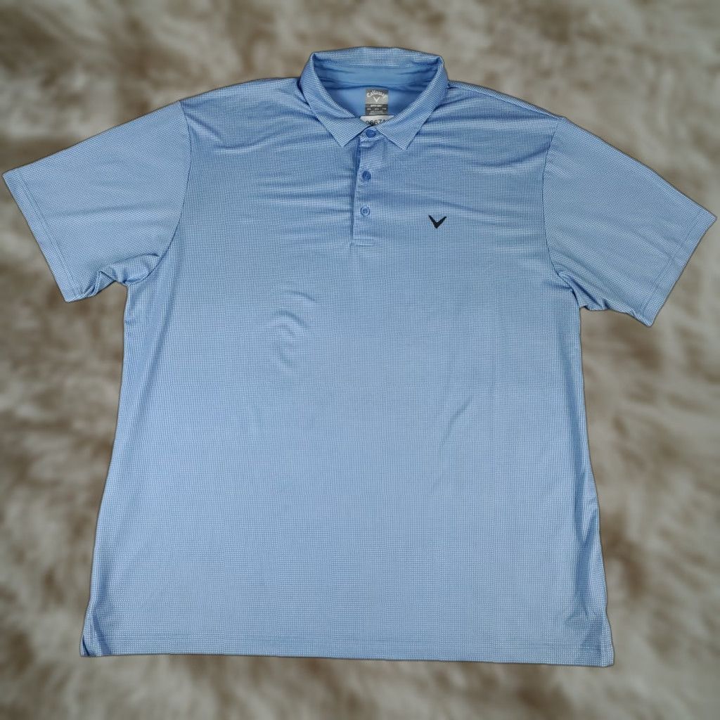 Callaway Callaway Polo Shirt Mens 2XL Blue Opti Dri Fit Short Sleeve Polo Men Blue 2XL Nike Size US XXL / EU 58 / 5 - 1 Thumbnail