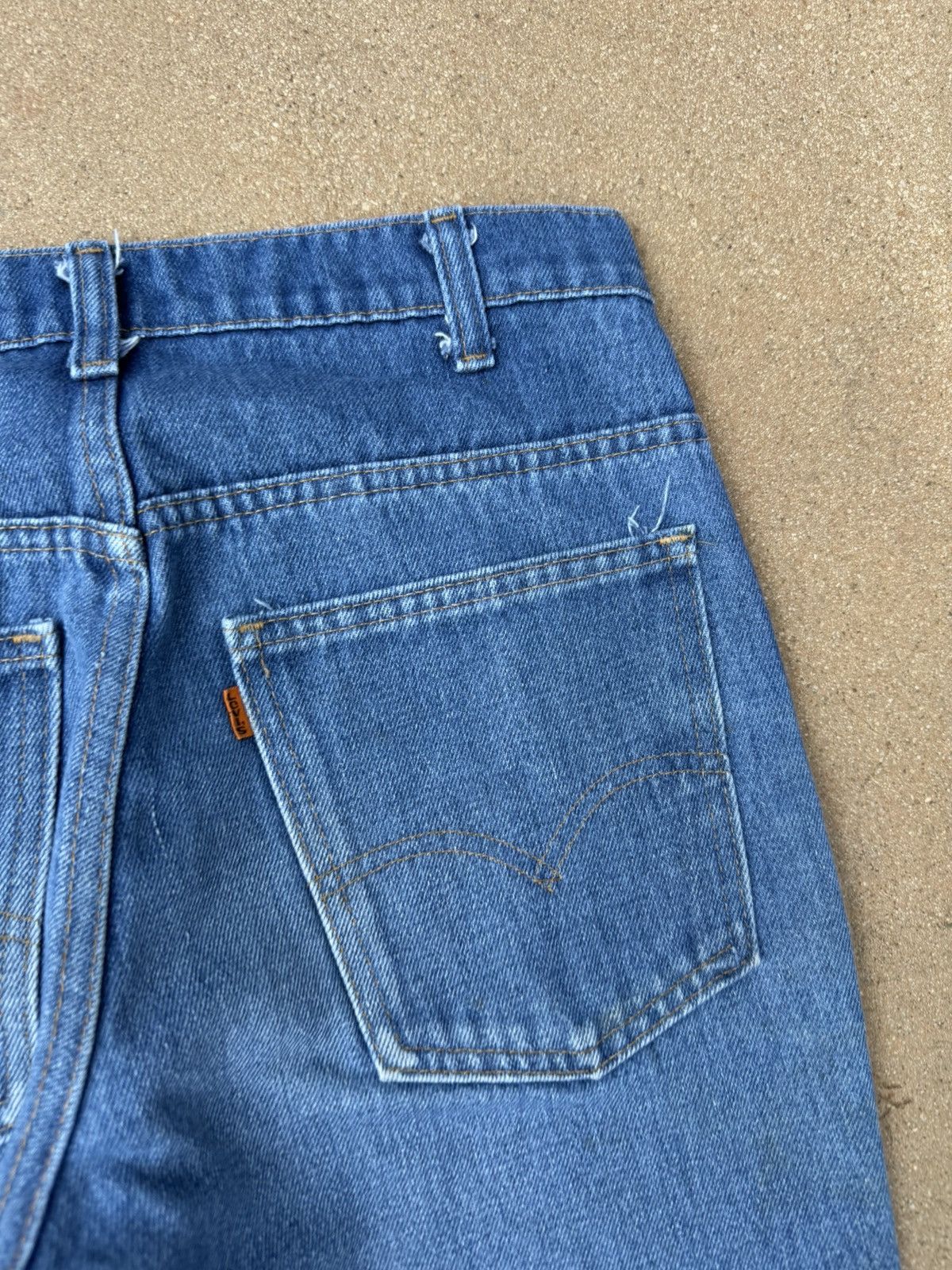 Levi's Vtg 80’s Levi’s 646 Orange Tab Bellbottom Flare Jeans 31x32 Size US 31 - 8 Thumbnail