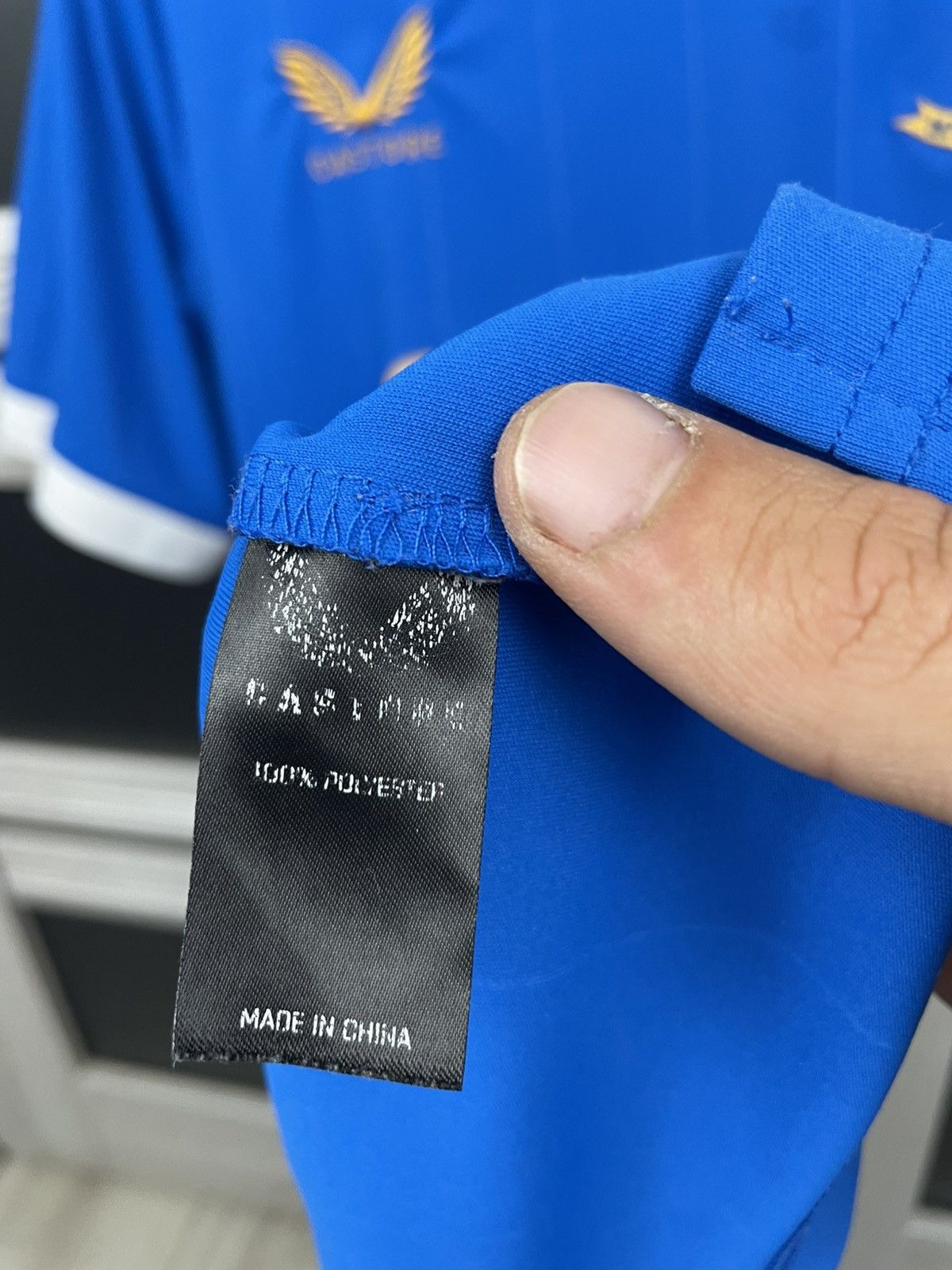 Castore Glasgow Rangers 2021/2022 Castore Soccer Jersey Fotball Kit Size US L / EU 52-54 / 3 - 11 Thumbnail